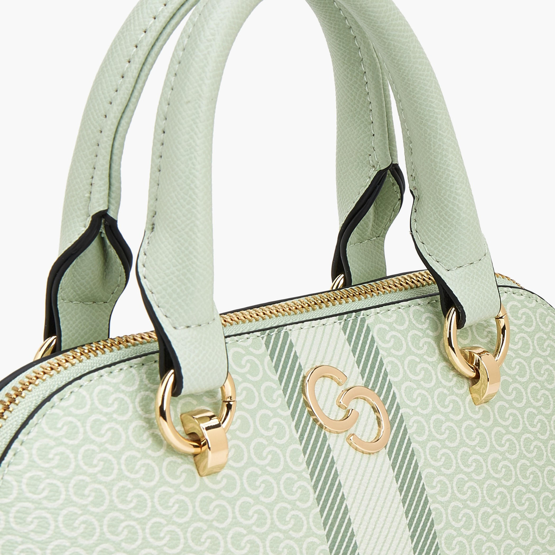 شنطة قبة بمقبض مزدوج وطبعات مونوجرام من سيليست-women-bagsandwallets-handbags-image-5