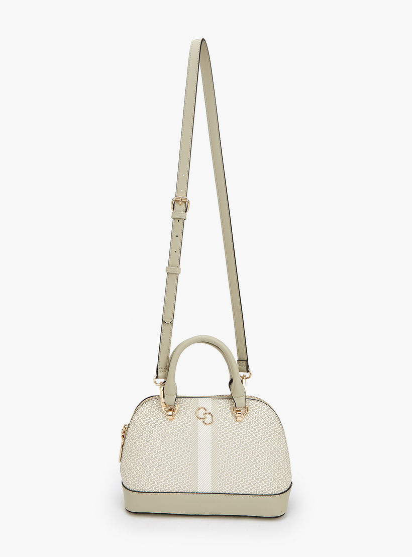 Celeste Monogram Print Dome Bag with Double Handle-women-bagsandwallets-handbags-image-3