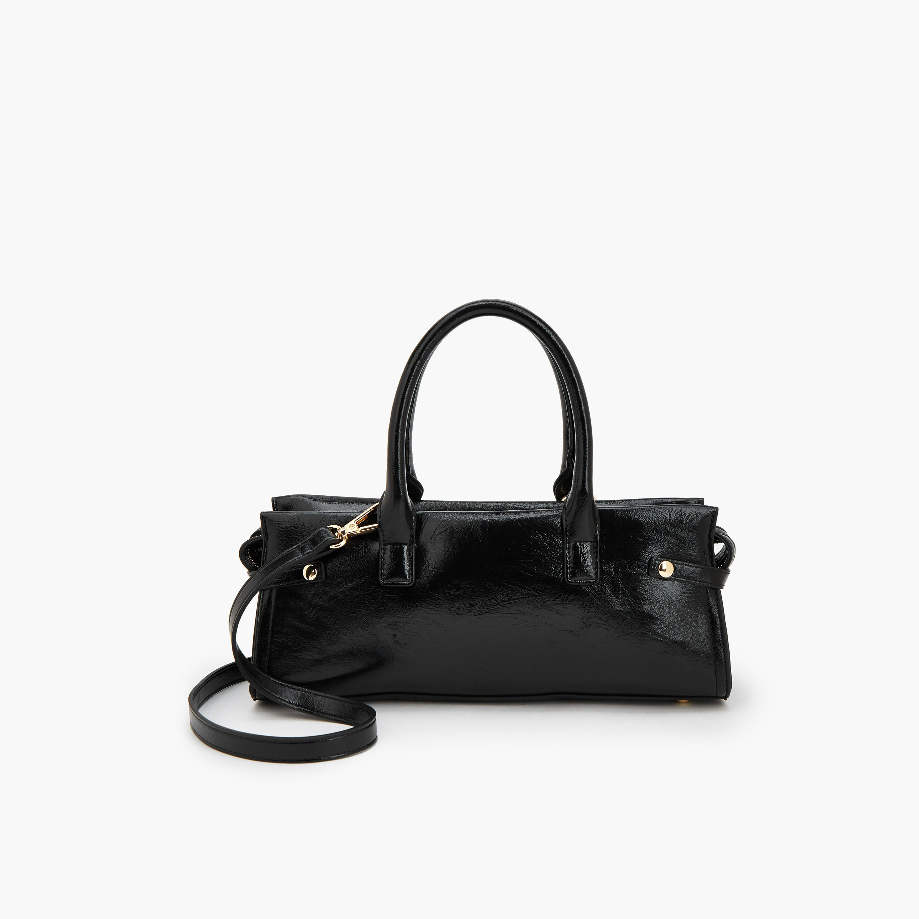 Celeste Buckle Detail Tote Bag with Double Handle-women-bagsandwallets-handbags-image-6