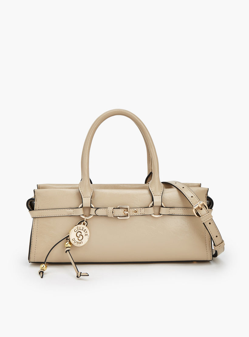 شنطة توتي بتفاصيل إبزيم ومقابض مزدوج من سيليست-women-bagsandwallets-handbags-image-1