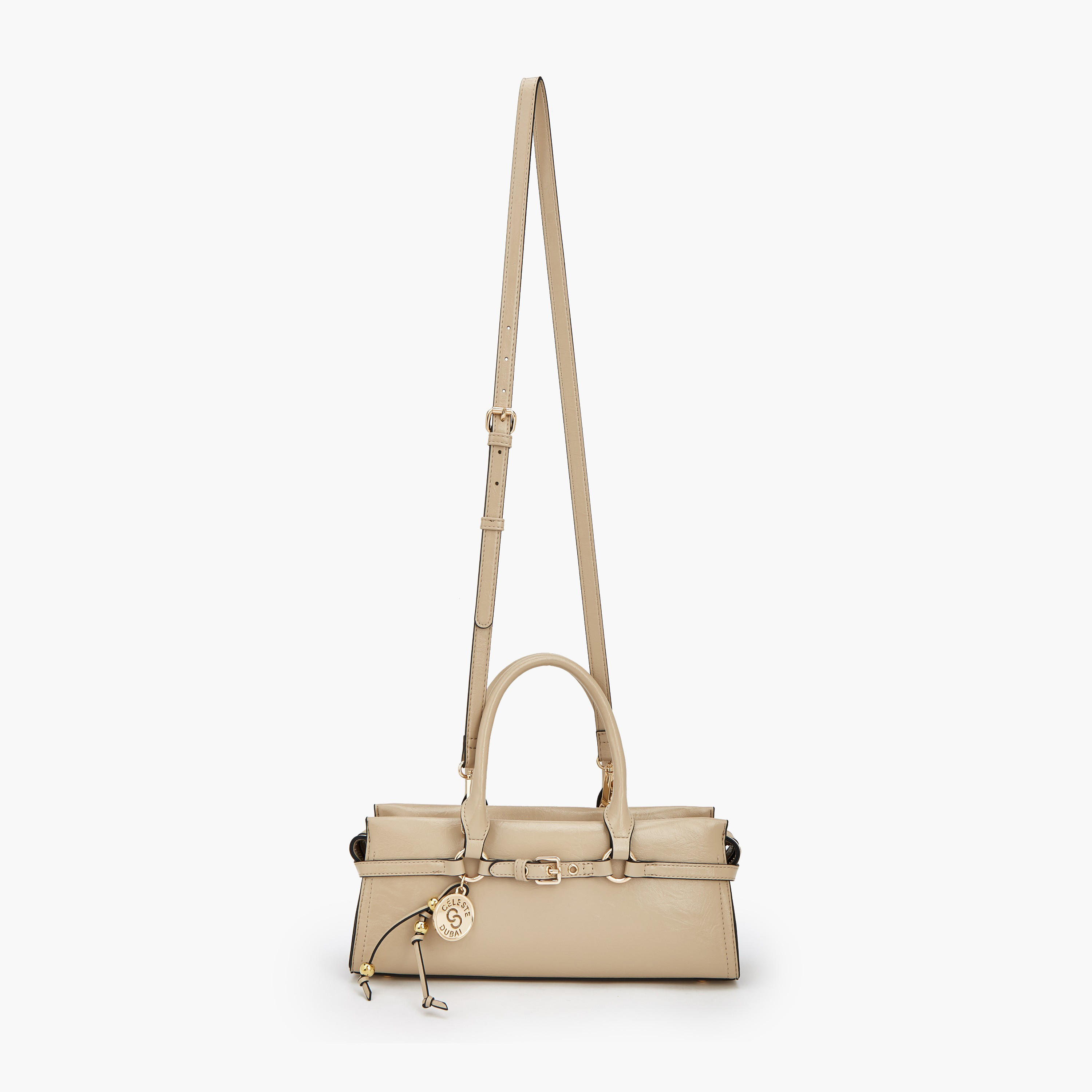 شنطة توتي بتفاصيل إبزيم ومقابض مزدوج من سيليست-women-bagsandwallets-handbags-image-3