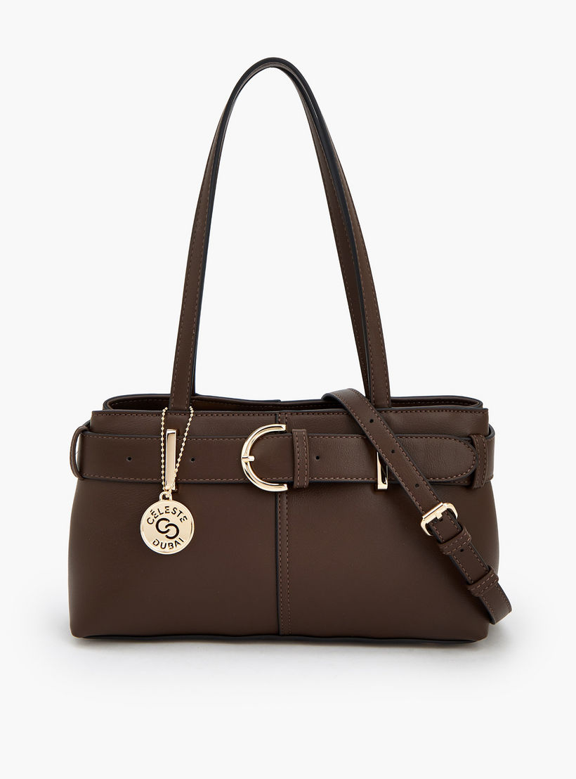 شنطة توتي بتفاصيل إبزيم ومقبض مزدوج من سيليست-women-bagsandwallets-handbags-image-1