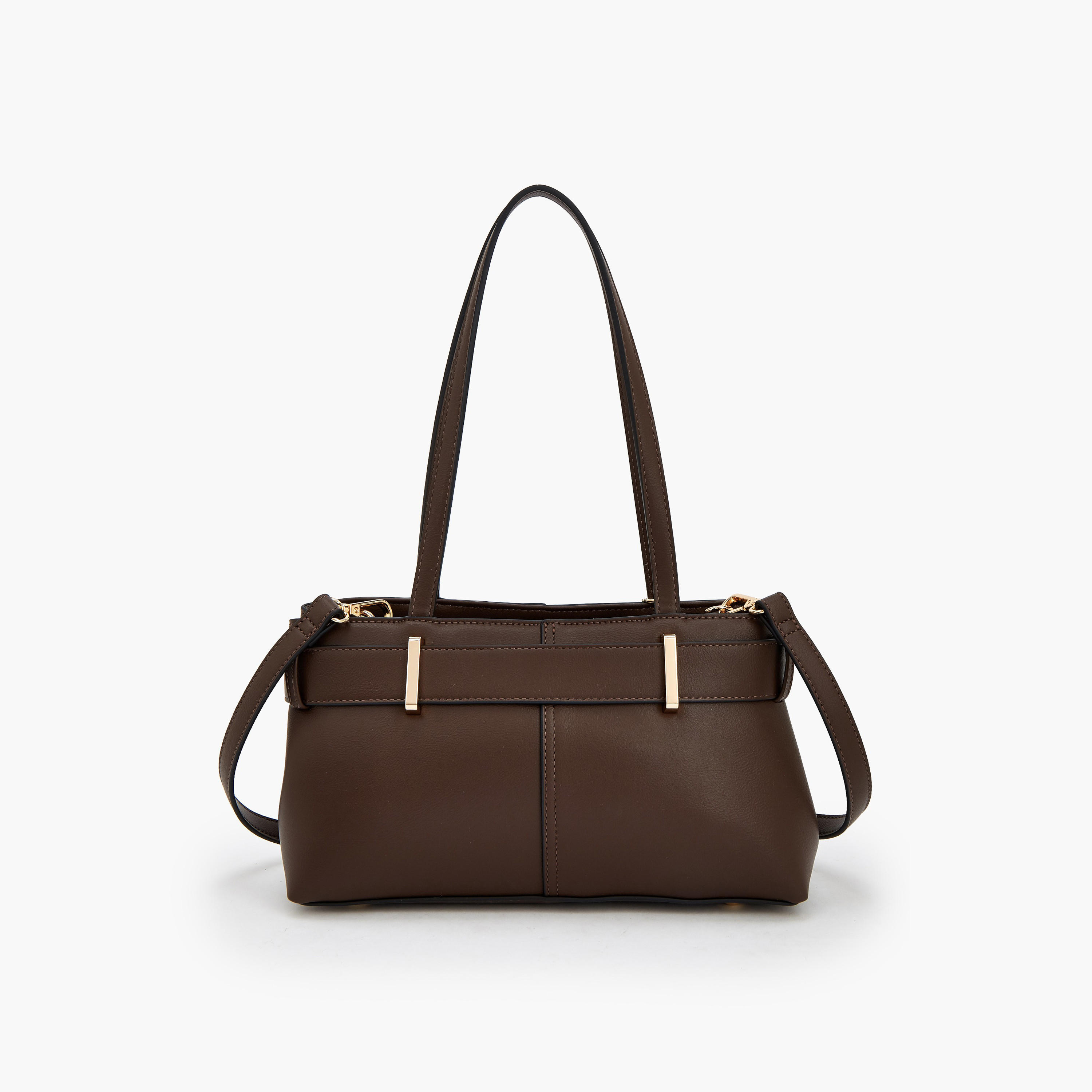 شنطة توتي بتفاصيل إبزيم ومقبض مزدوج من سيليست-women-bagsandwallets-handbags-image-6