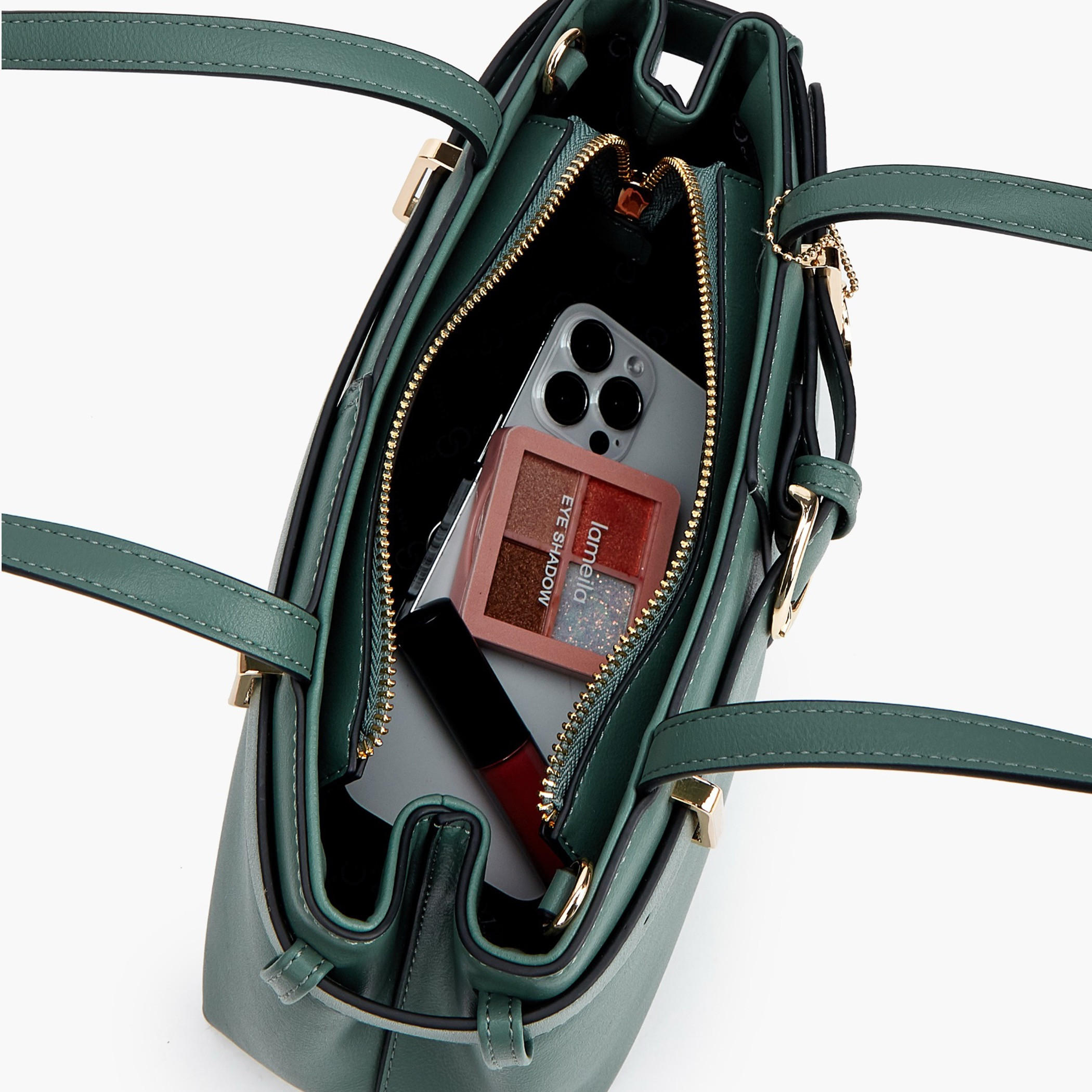 شنطة توتي بتفاصيل إبزيم ومقبض مزدوج من سيليست-women-bagsandwallets-handbags-image-8