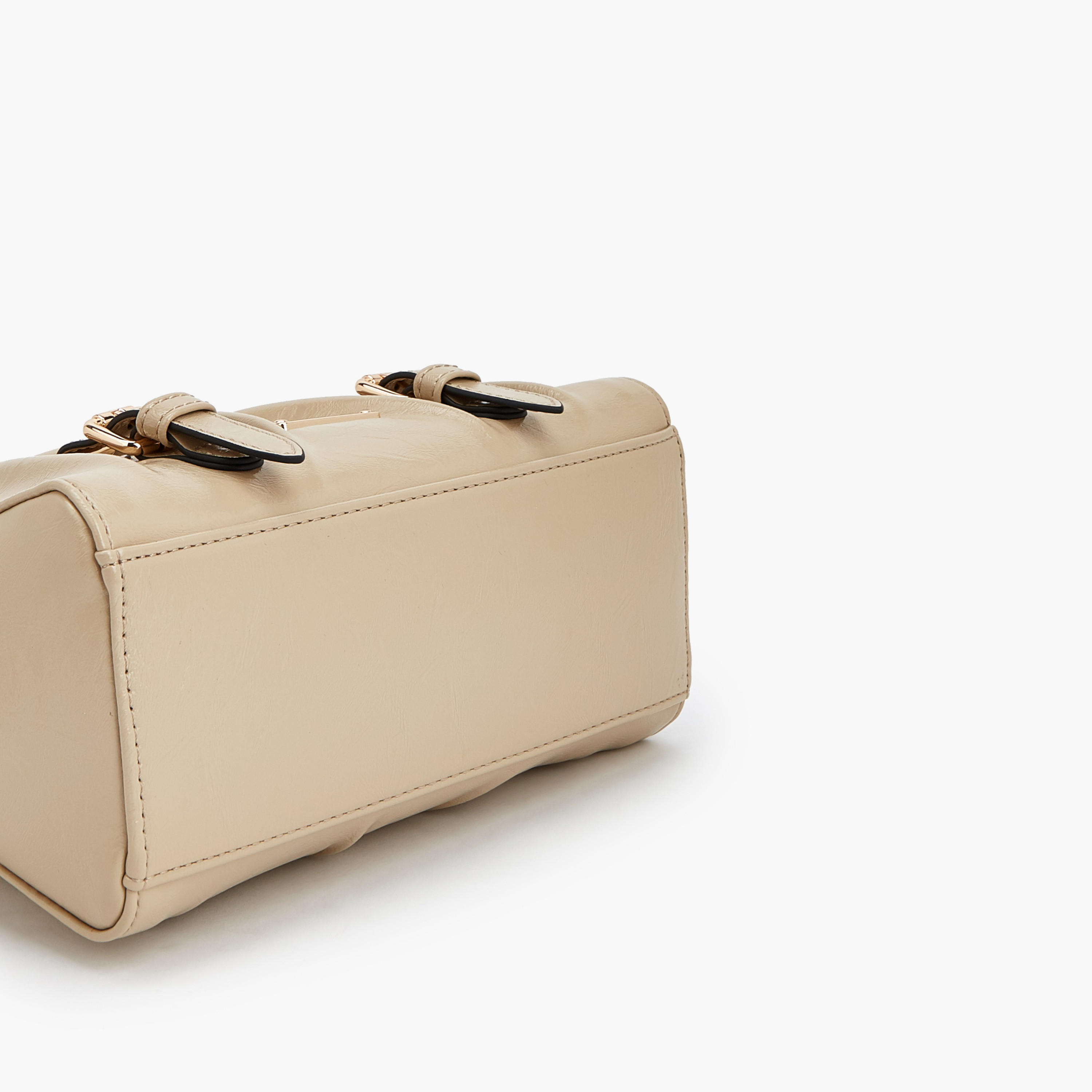 Celeste Buckle Detail Tote Bag with Double Handle-women-bagsandwallets-handbags-image-7