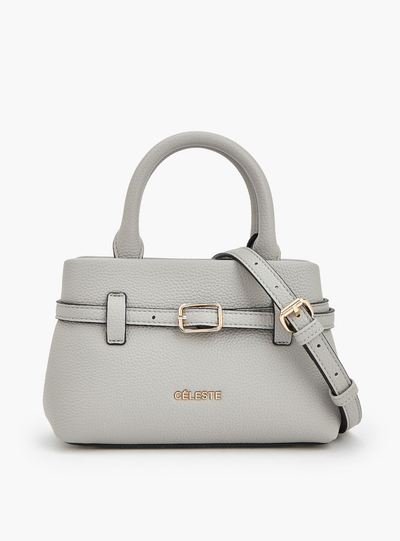 شنطة توتي بتفاصيل إبزيم ومقبض مزدوج من سيليست-women-bagsandwallets-handbags-image-1