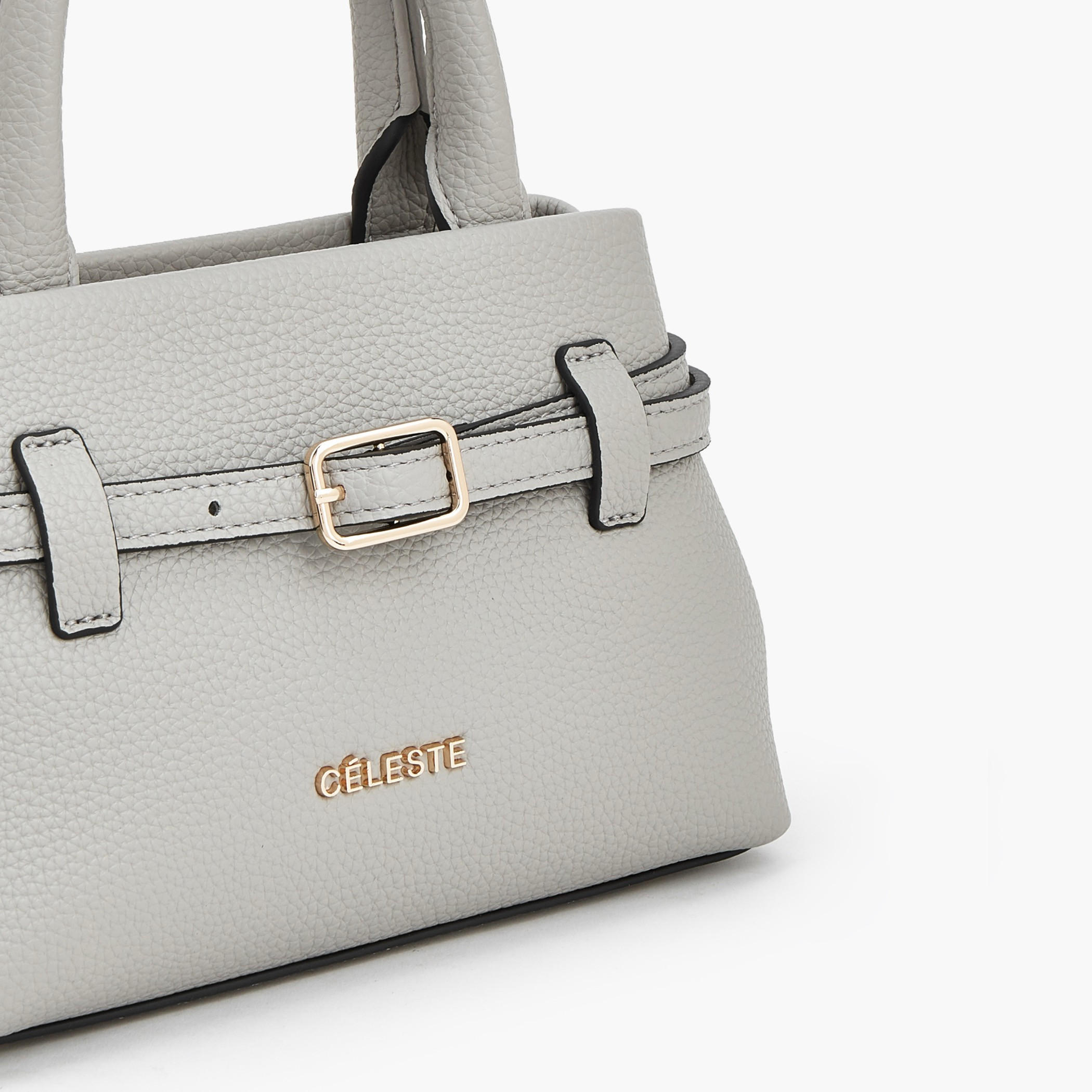 Celeste Buckle Detail Tote Bag with Double Handle-women-bagsandwallets-handbags-image-5