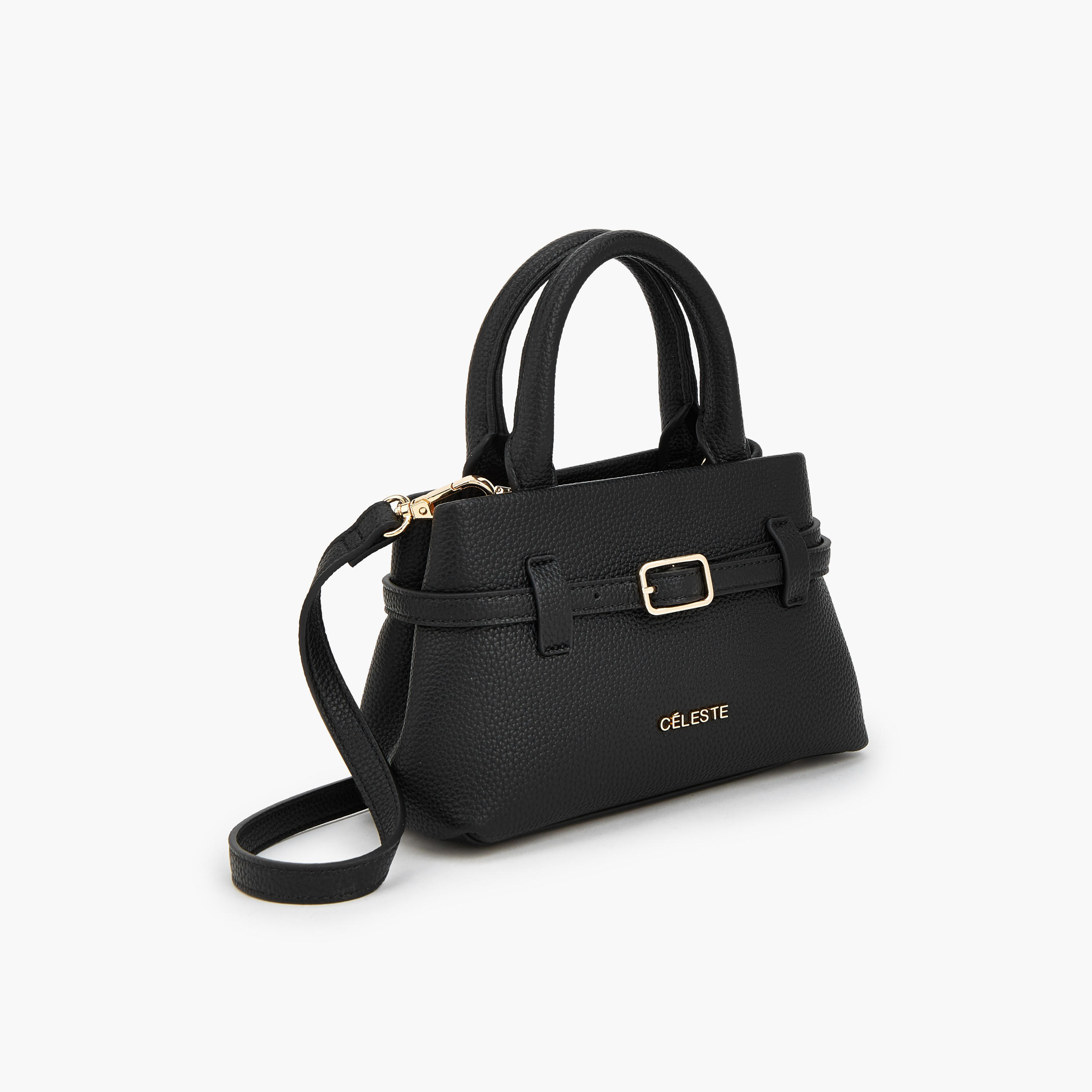 شنطة توتي بتفاصيل إبزيم ومقبض مزدوج من سيليست-women-bagsandwallets-handbags-image-6