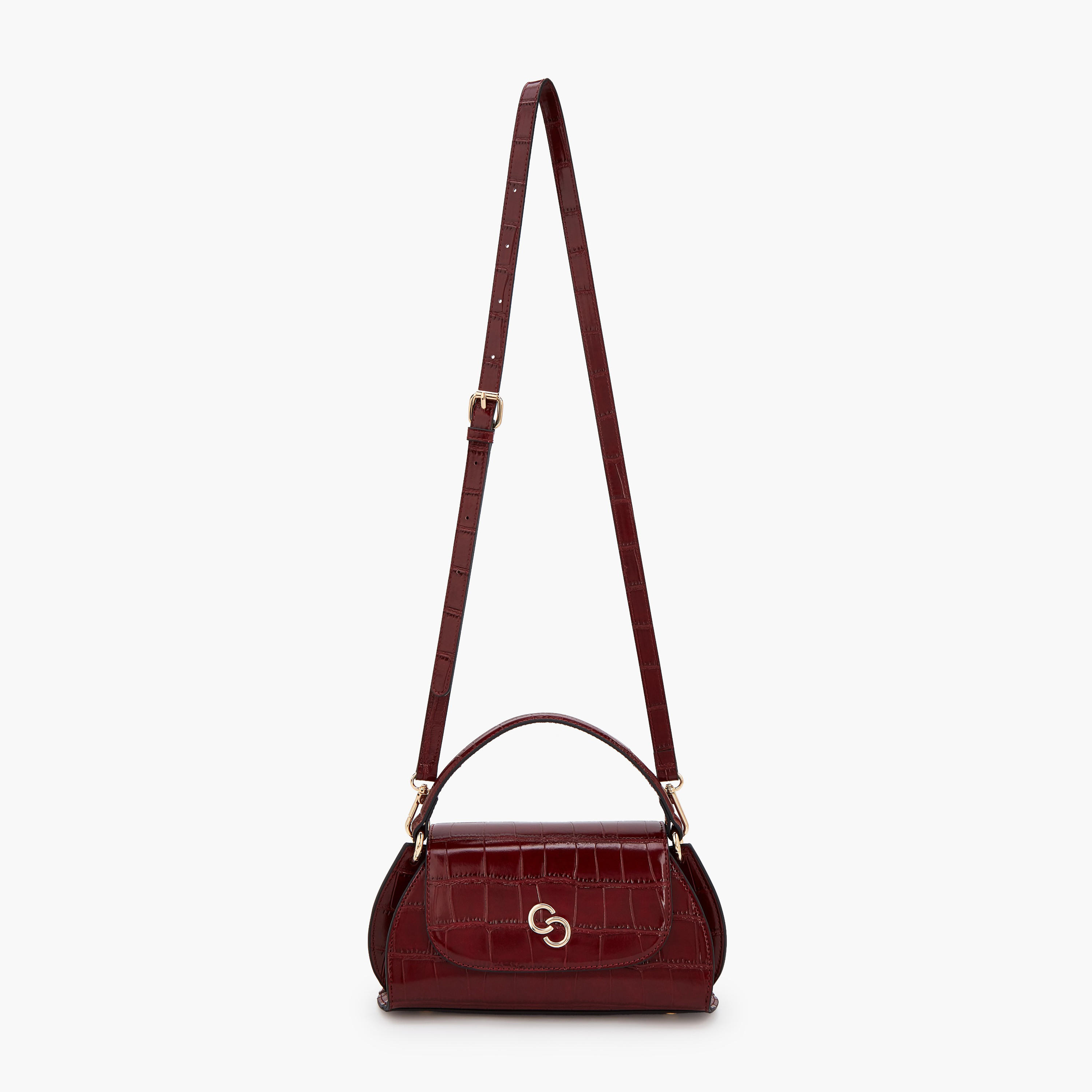 Celeste Textured Satchel Bag with Detachable Strap-women-bagsandwallets-handbags-image-2
