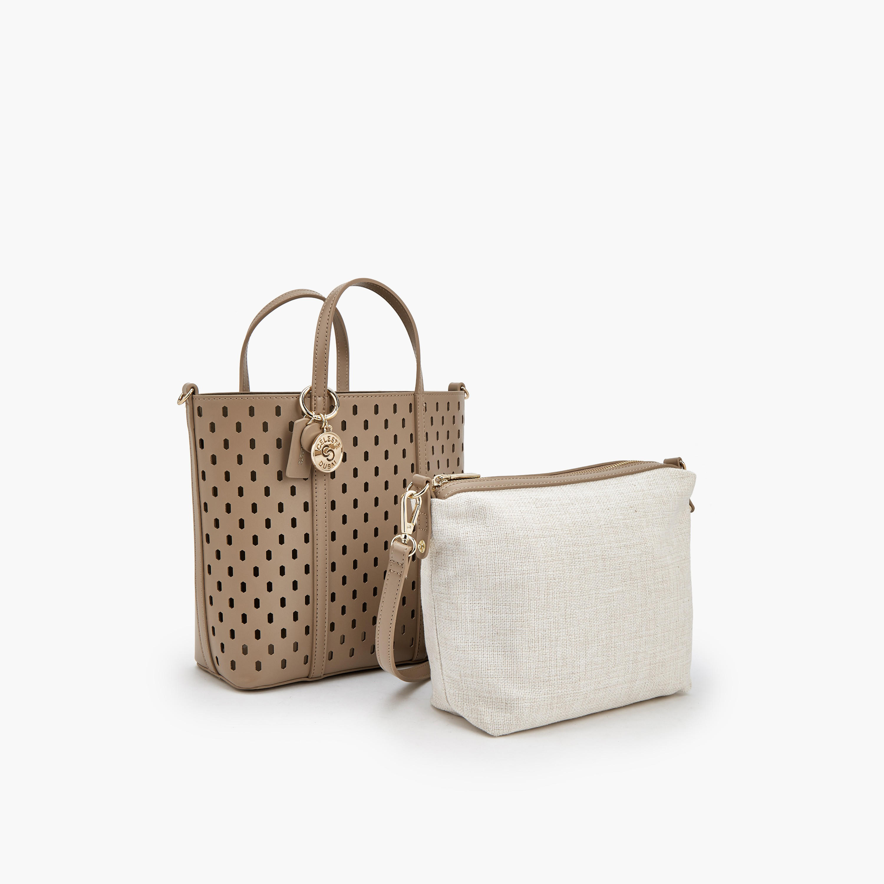 Celeste Cutout Detail Tote Bag with Pouch-women-bagsandwallets-handbags-image-10