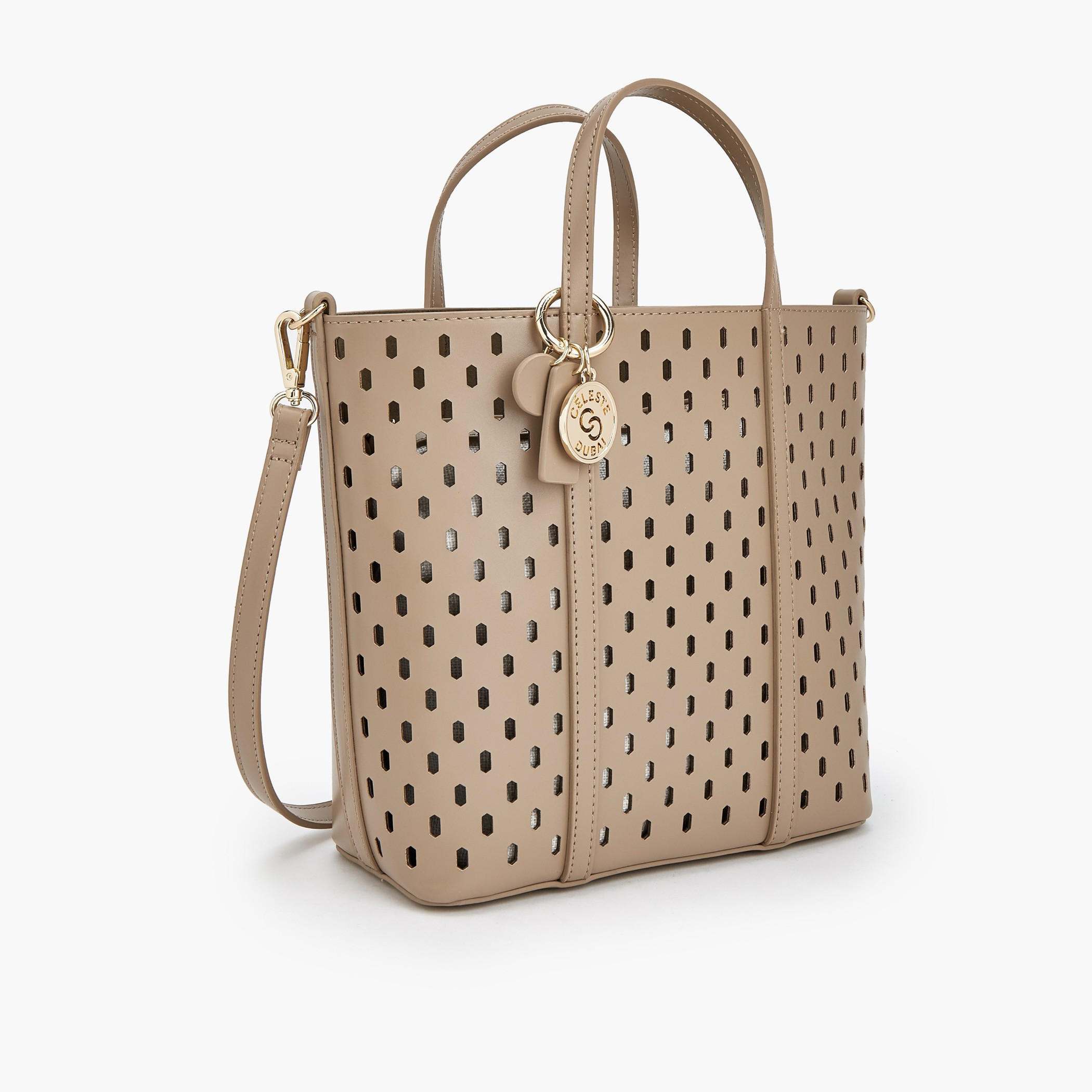 Celeste Cutout Detail Tote Bag with Pouch-women-bagsandwallets-handbags-image-3