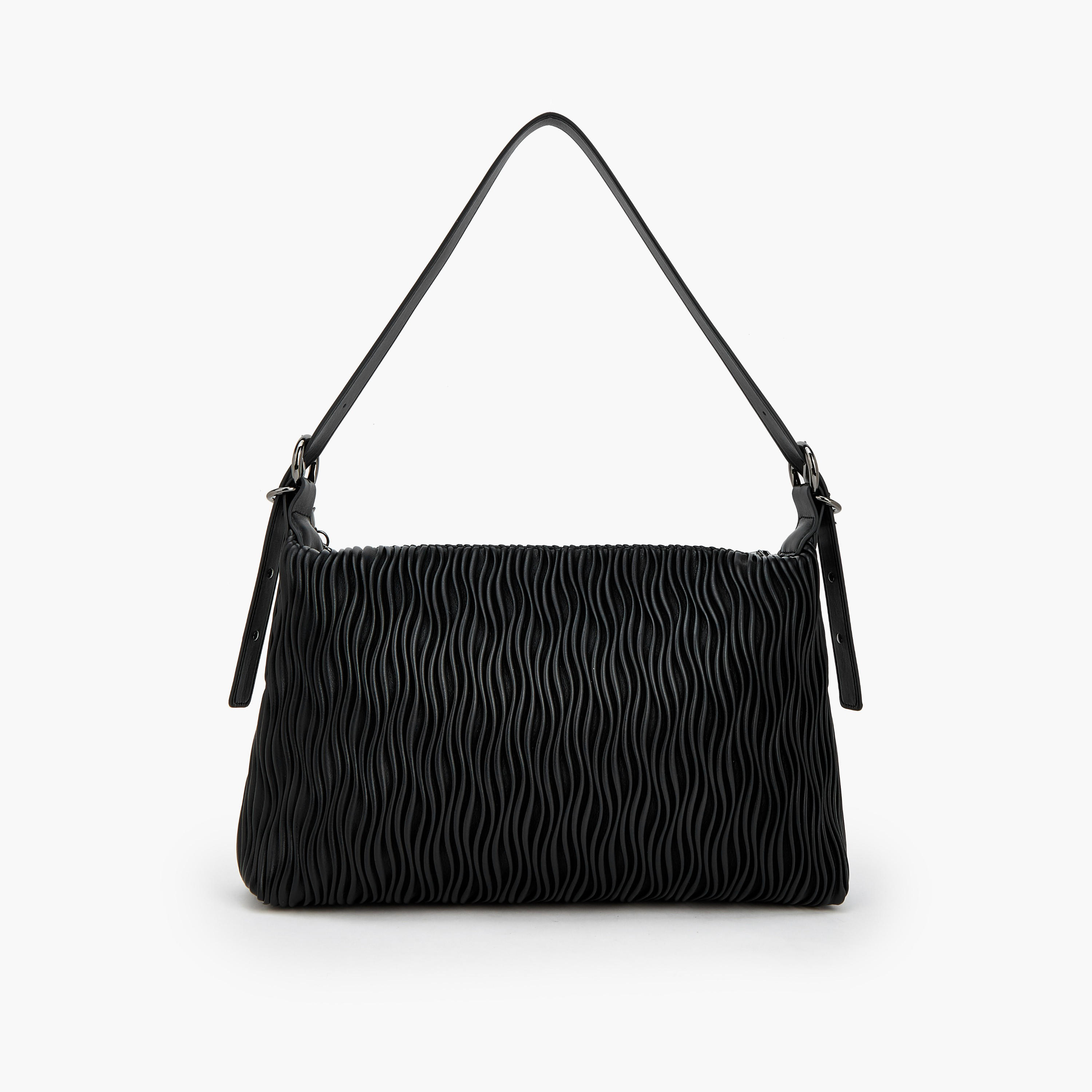 شنطة كتف بارزة الملمس بحزام قابل للتعديل من سيليست-women-bagsandwallets-handbags-image-4