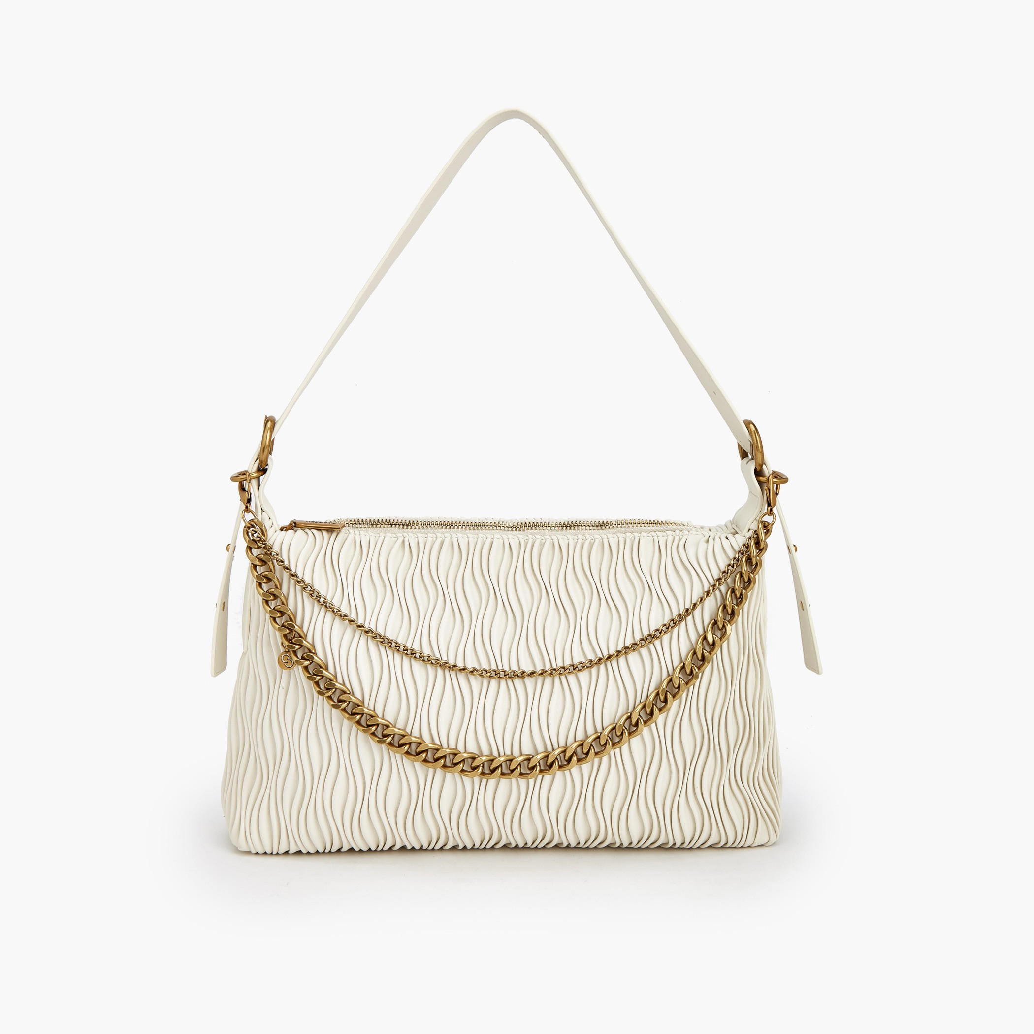 Celeste Textured Shoulder Bag with Adjustable Strap-women-bagsandwallets-handbags-image-1