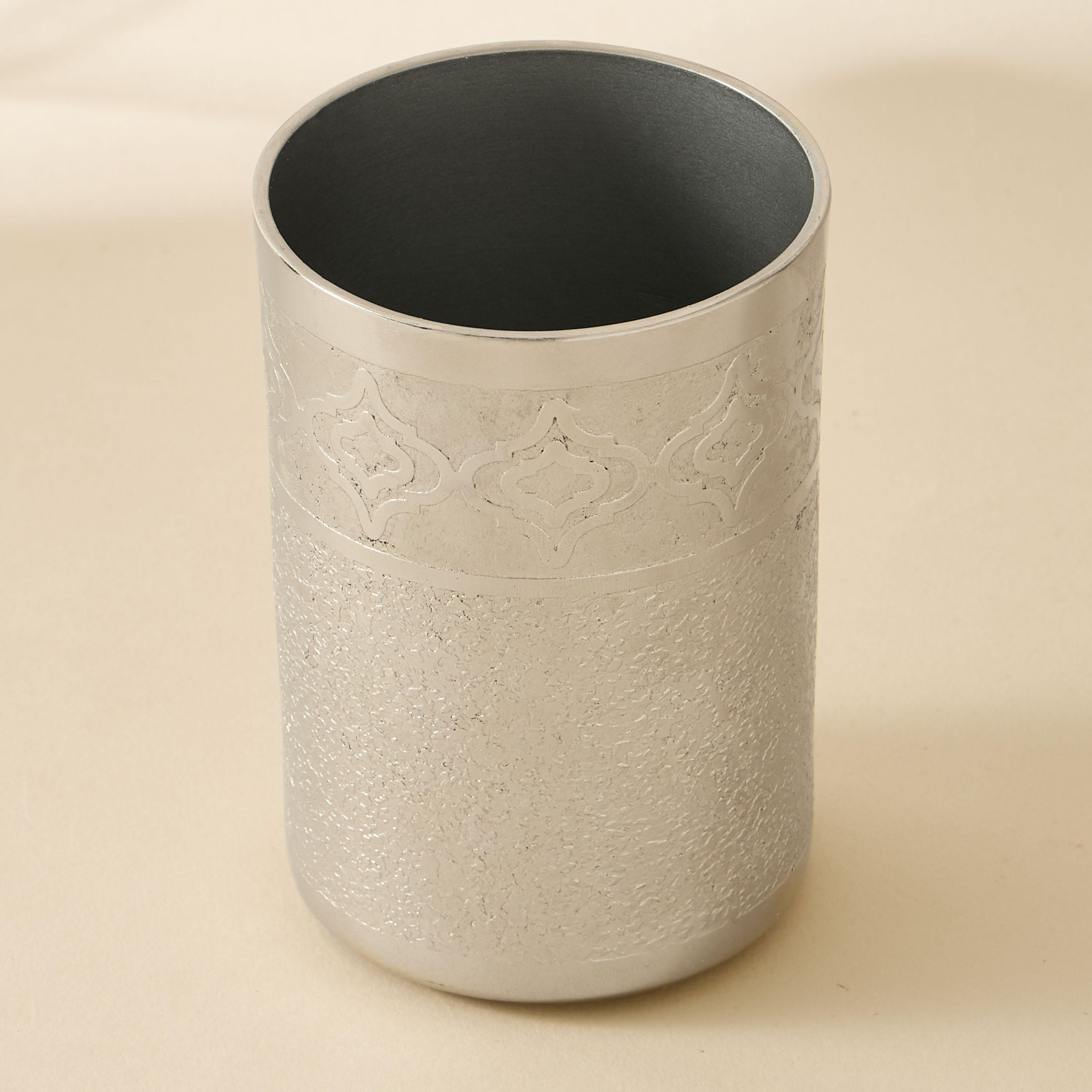 Mirage Embossed Stainless Steel Tumbler-household-bathandlaundry-bathaccessories-toothbrushholdersandtumblers-image-2