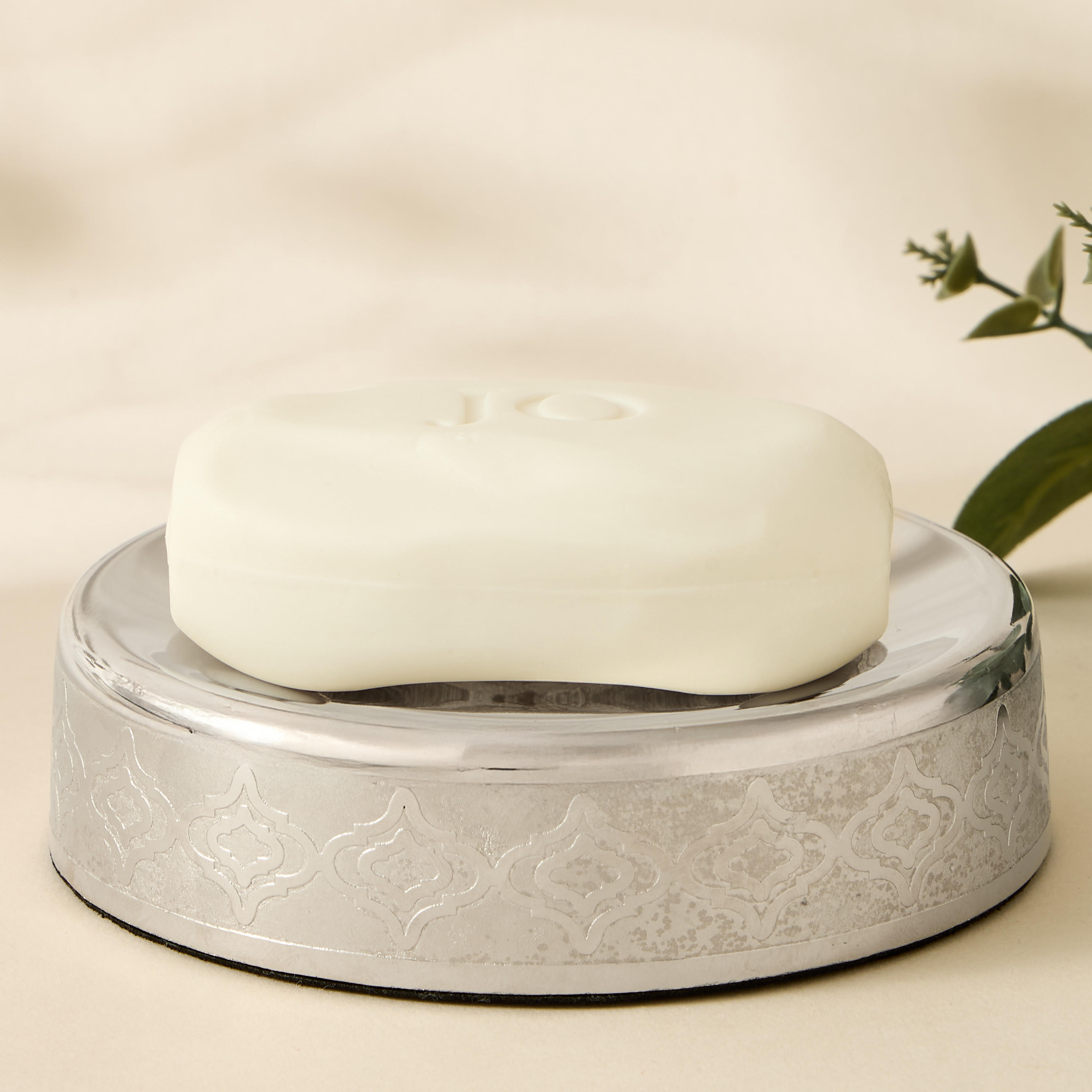 Mirage Embossed Stainless Steel Soap Dish-household-bathandlaundry-bathaccessories-soapdishesanddispensers-image-1