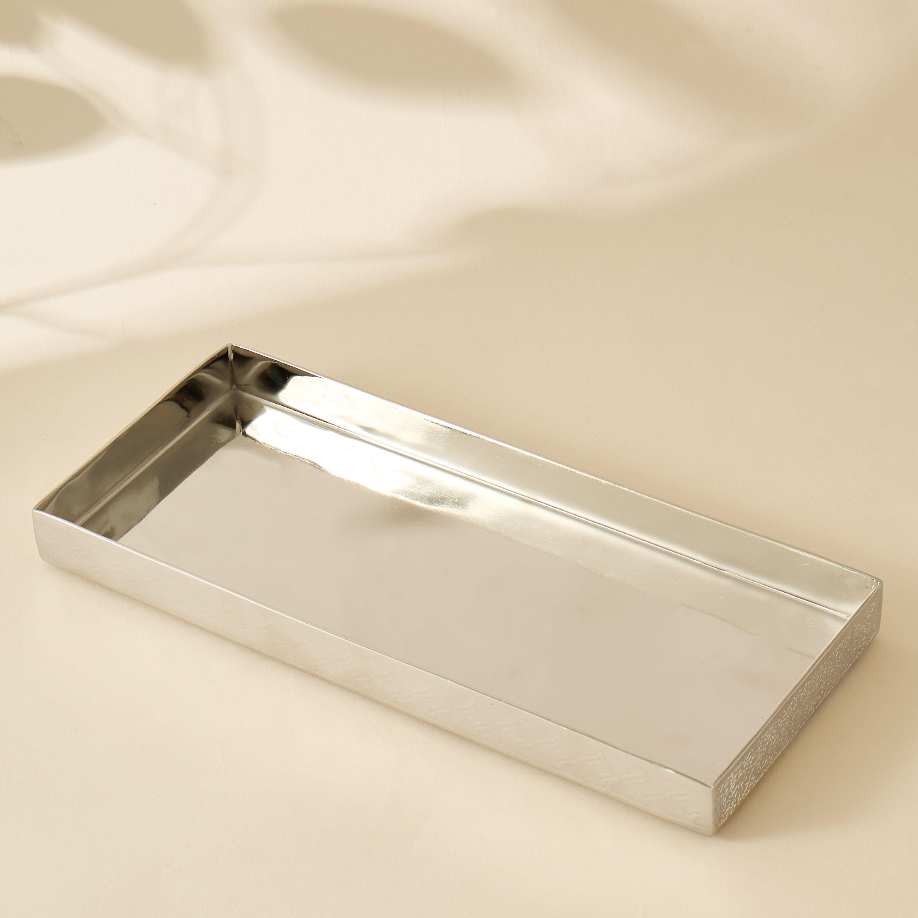 Mirage Embossed Stainless Steel Tray-household-bathandlaundry-bathaccessories-toweltraysandplatforms-image-2
