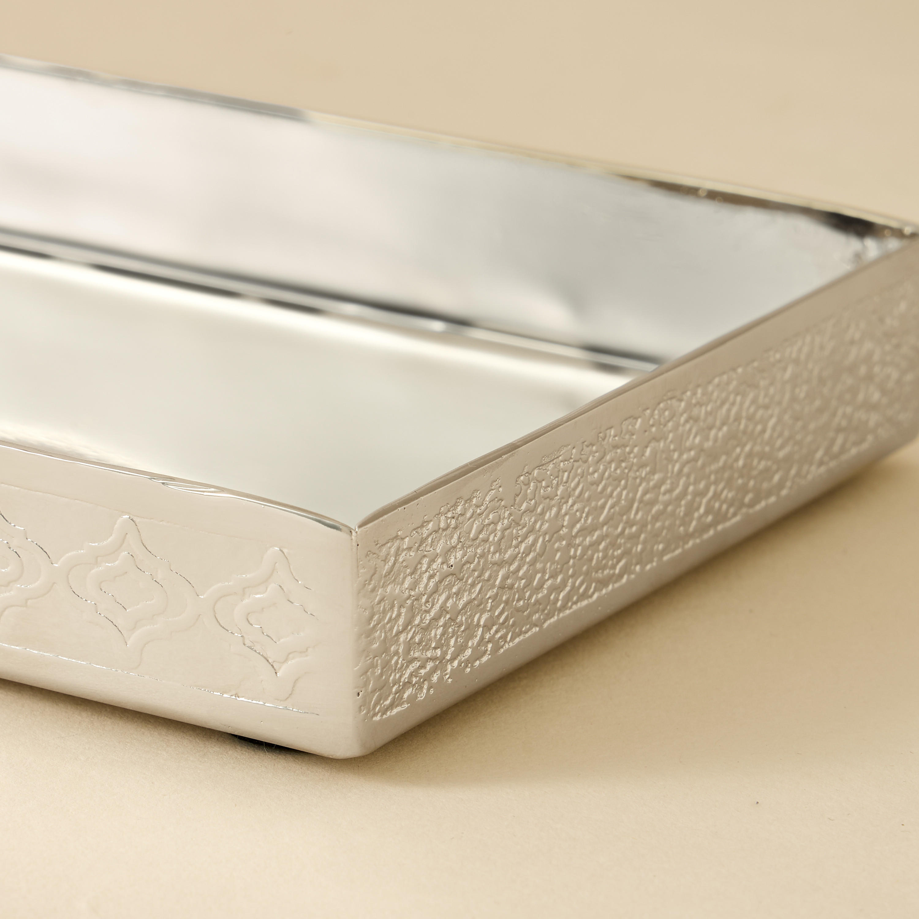 Mirage Embossed Stainless Steel Tray-household-bathandlaundry-bathaccessories-toweltraysandplatforms-image-3