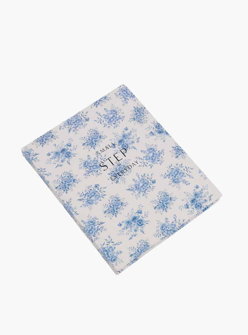 Floral Print Hardcover Notebook-school-stationery-notebooks-image-2