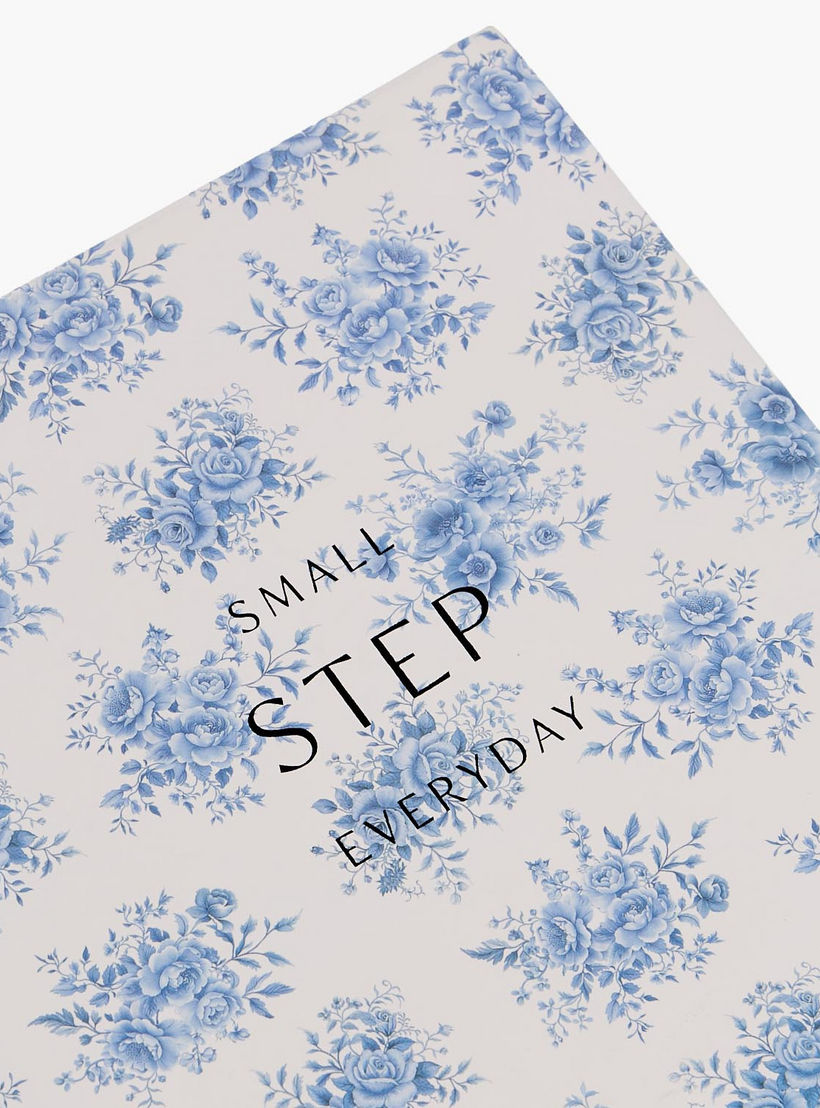 Floral Print Hardcover Notebook-school-stationery-notebooks-image-3