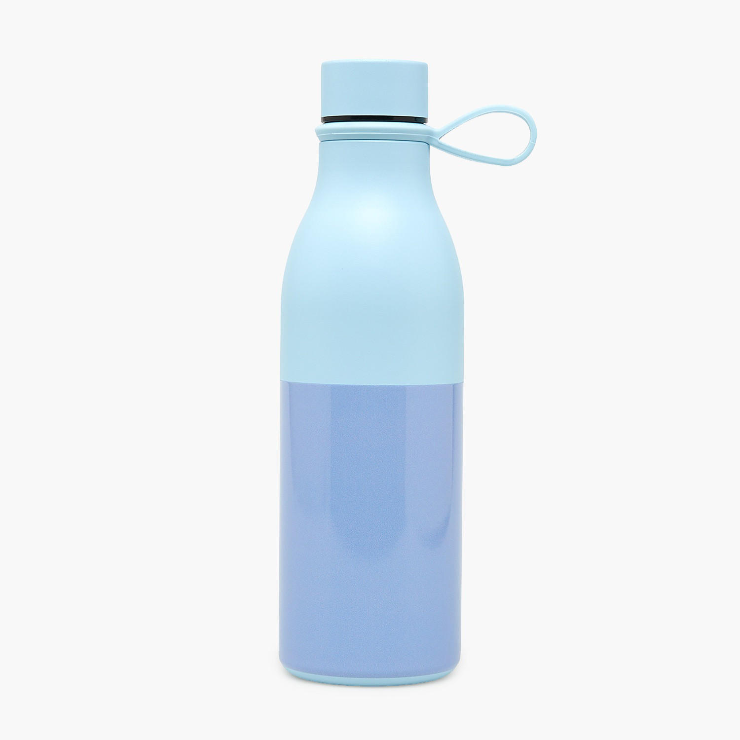 Findz Stainless Steel Double Wall Insulated Water Bottle with Silicone Handle - 500 ml-household-dining-drinkserveware-bottles-image-1