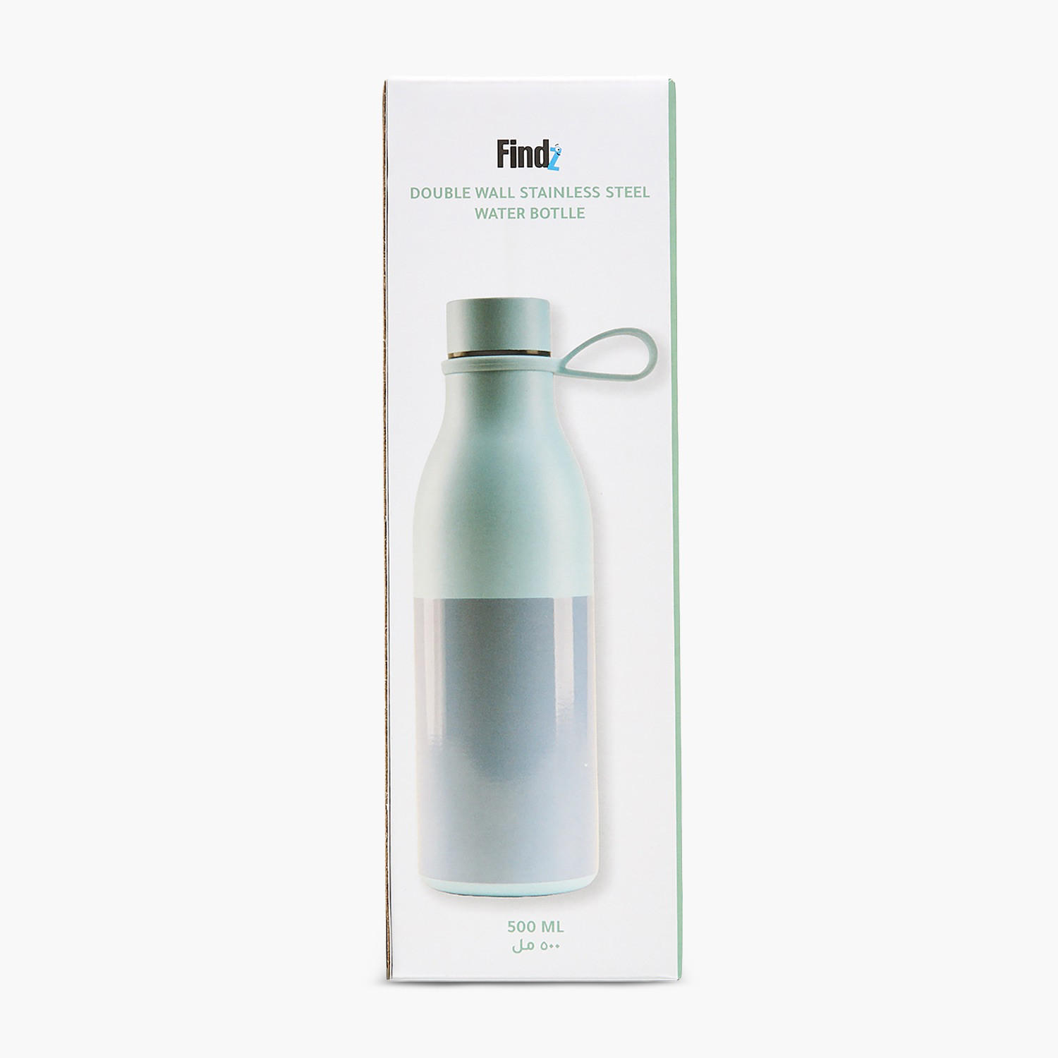 Findz Stainless Steel Double Wall Insulated Water Bottle with Silicone Handle - 500 ml-household-dining-drinkserveware-bottles-image-9