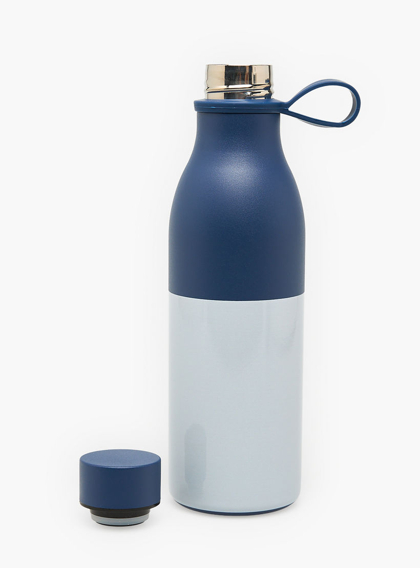 Findz Stainless Steel Double Wall Insulated Water Bottle with Silicone Handle - 500 ml-household-dining-drinkserveware-bottles-image-2