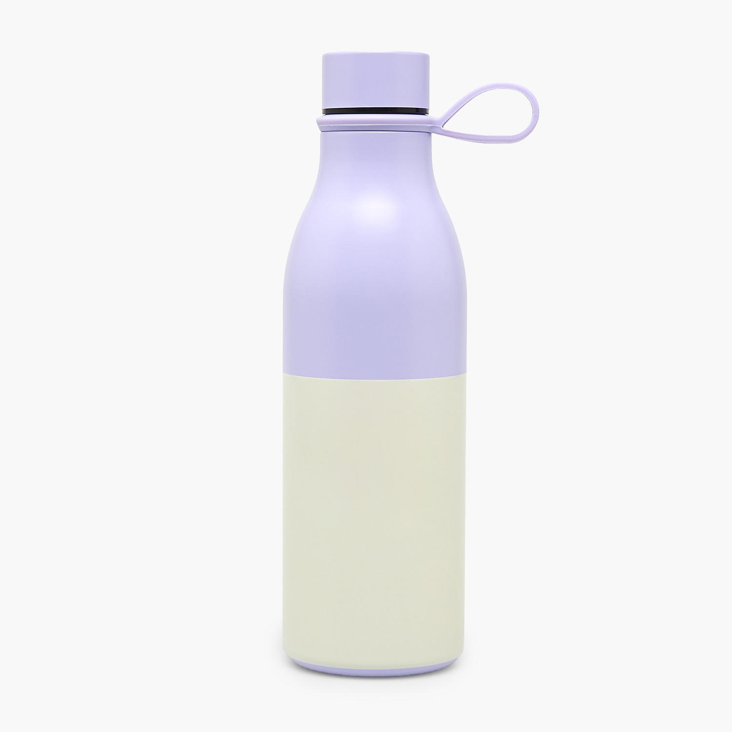 Findz Solid Stainless Steel Water Bottle with Silicon Handle - 500 ml-household-dining-drinkserveware-bottles-image-1