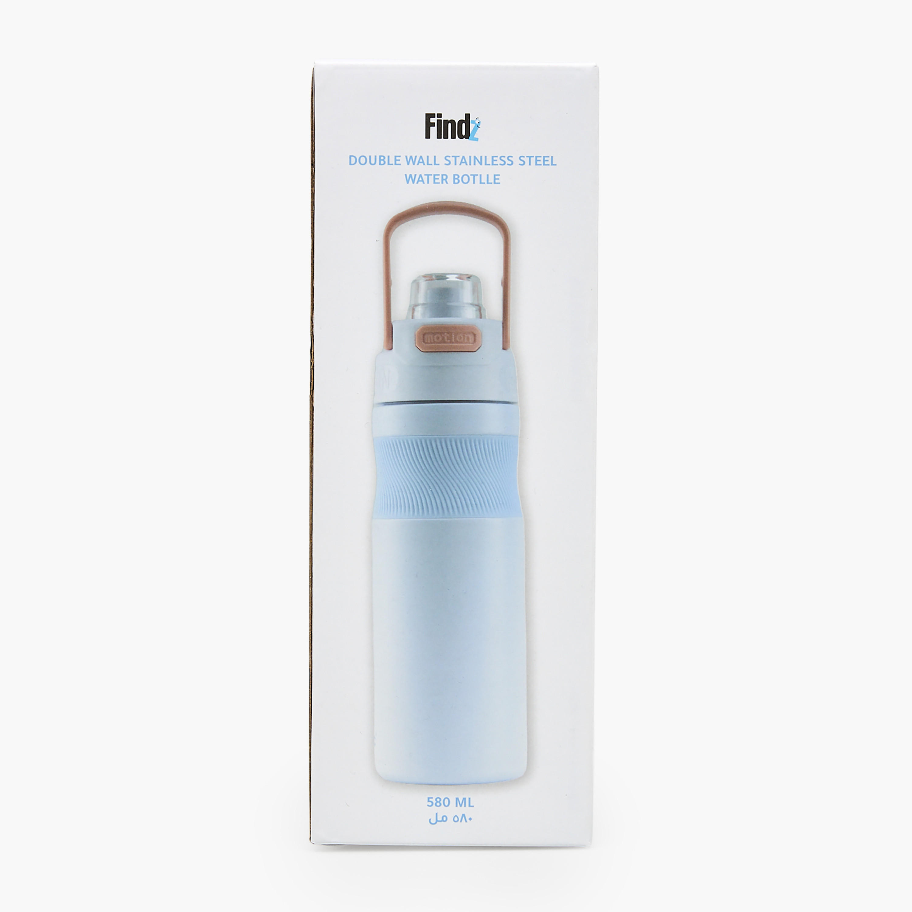Findz Stainless Steel Double Wall Insulated Sipper Water Bottle with Handle - 580 ml-household-dining-drinkserveware-bottles-image-8