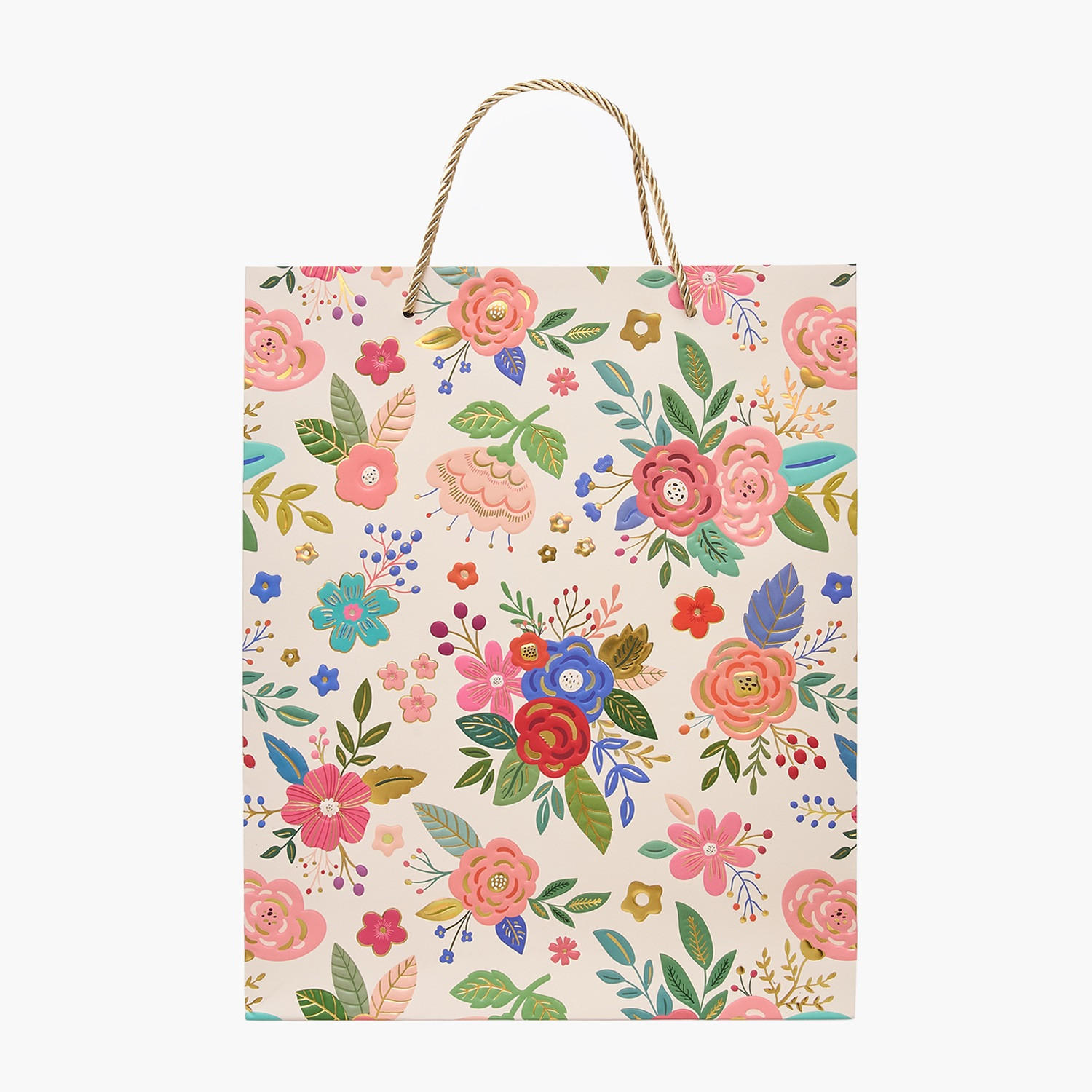 Findz Floral Print Paper Gift Bag - Medium-household-giftingaccessories-giftings-image-1