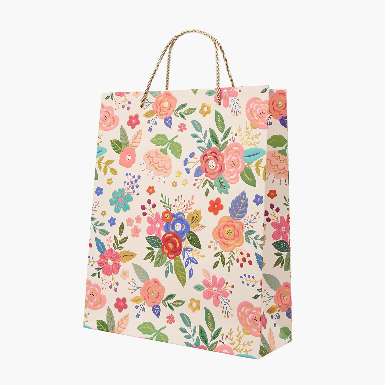 Findz Floral Print Paper Gift Bag - Medium-household-giftingaccessories-giftings-image-2