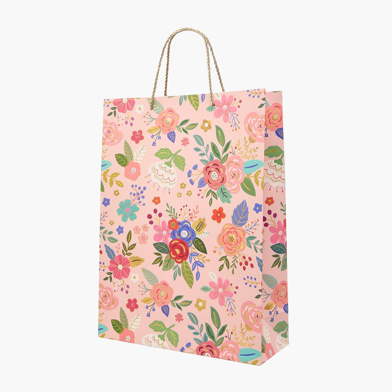 Findz Floral Print Paper Gift Bag - Large-household-giftingaccessories-giftings-image-2