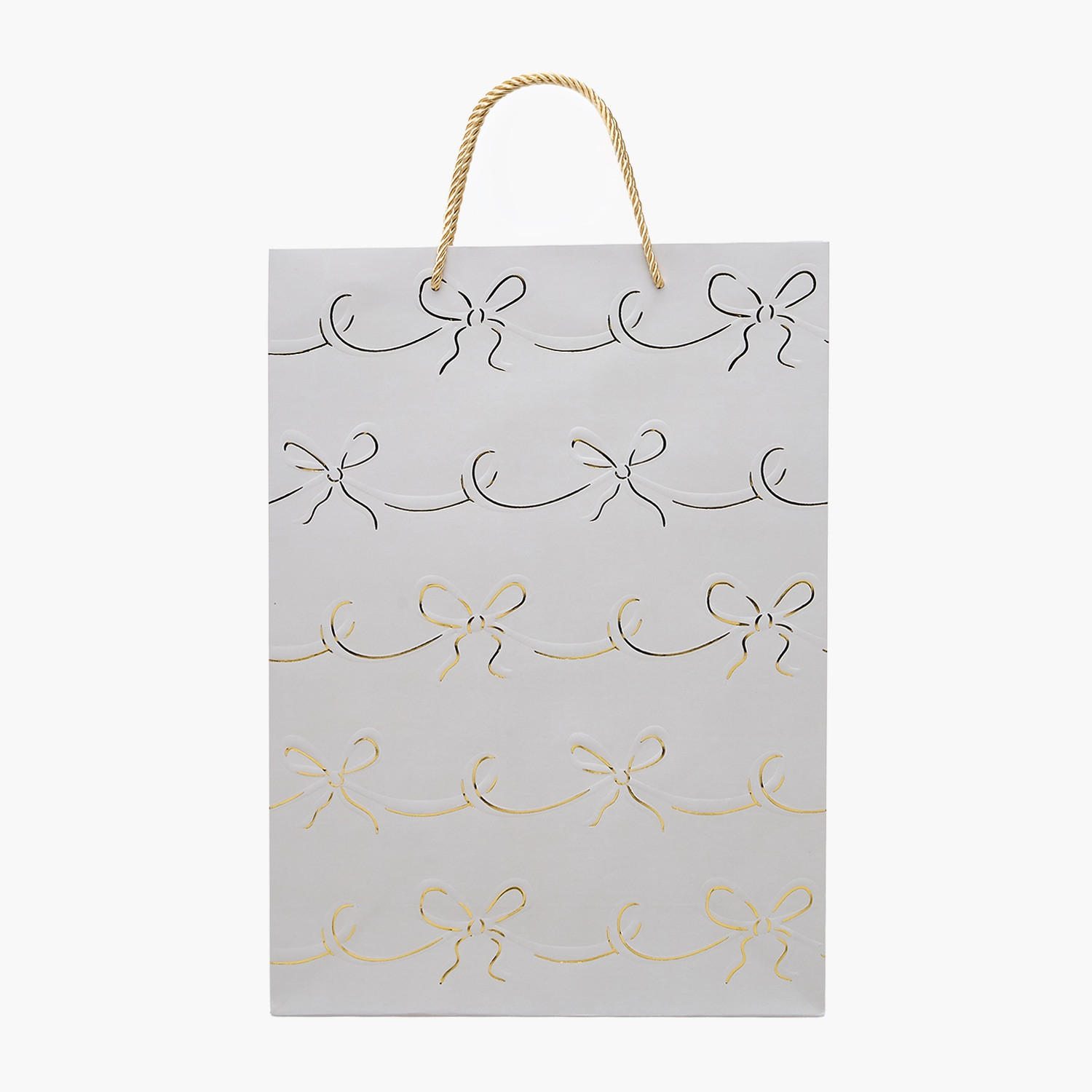 Findz Bow Print Paper Gift Bag - Large-household-giftingaccessories-giftings-image-1