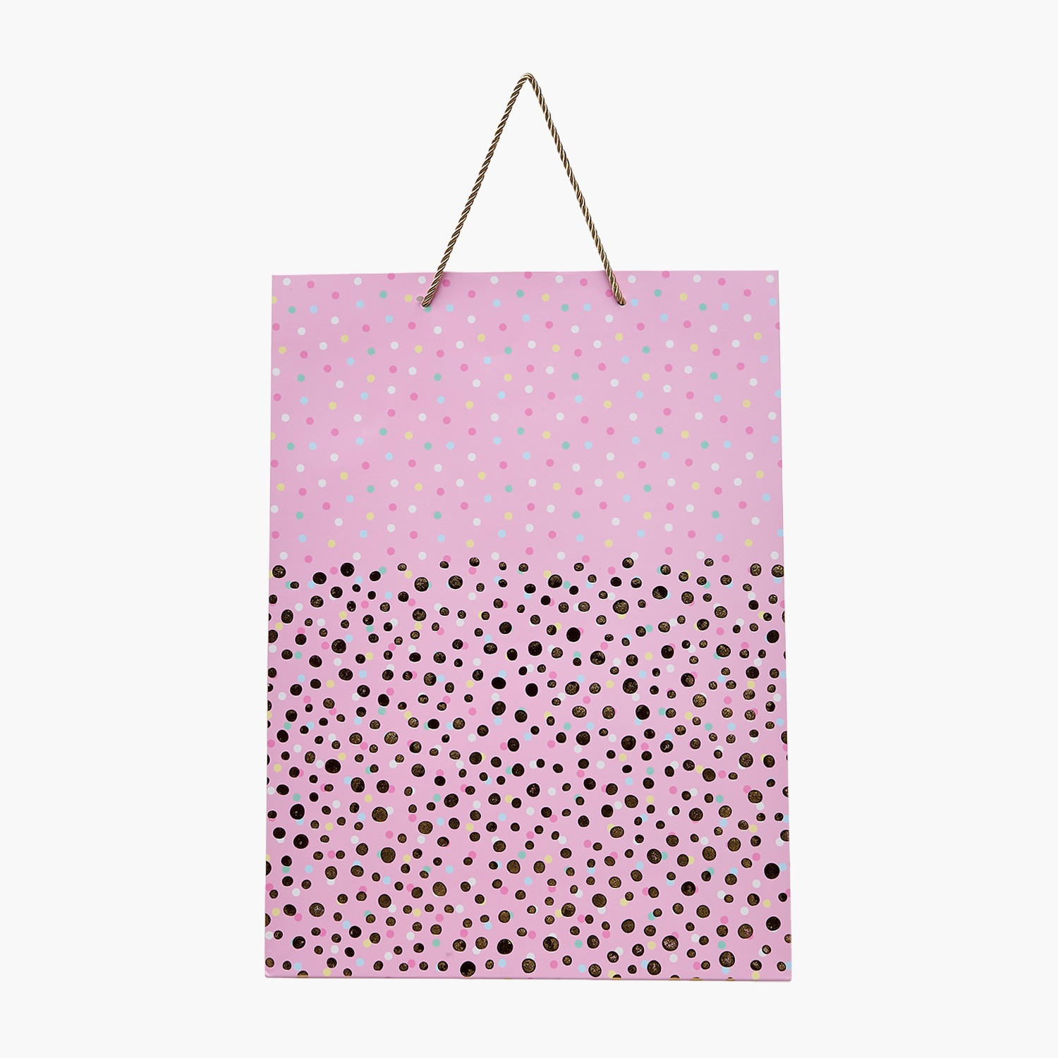 Findz Dot Print Paper Gift Bag - Large-household-giftingaccessories-giftings-image-1