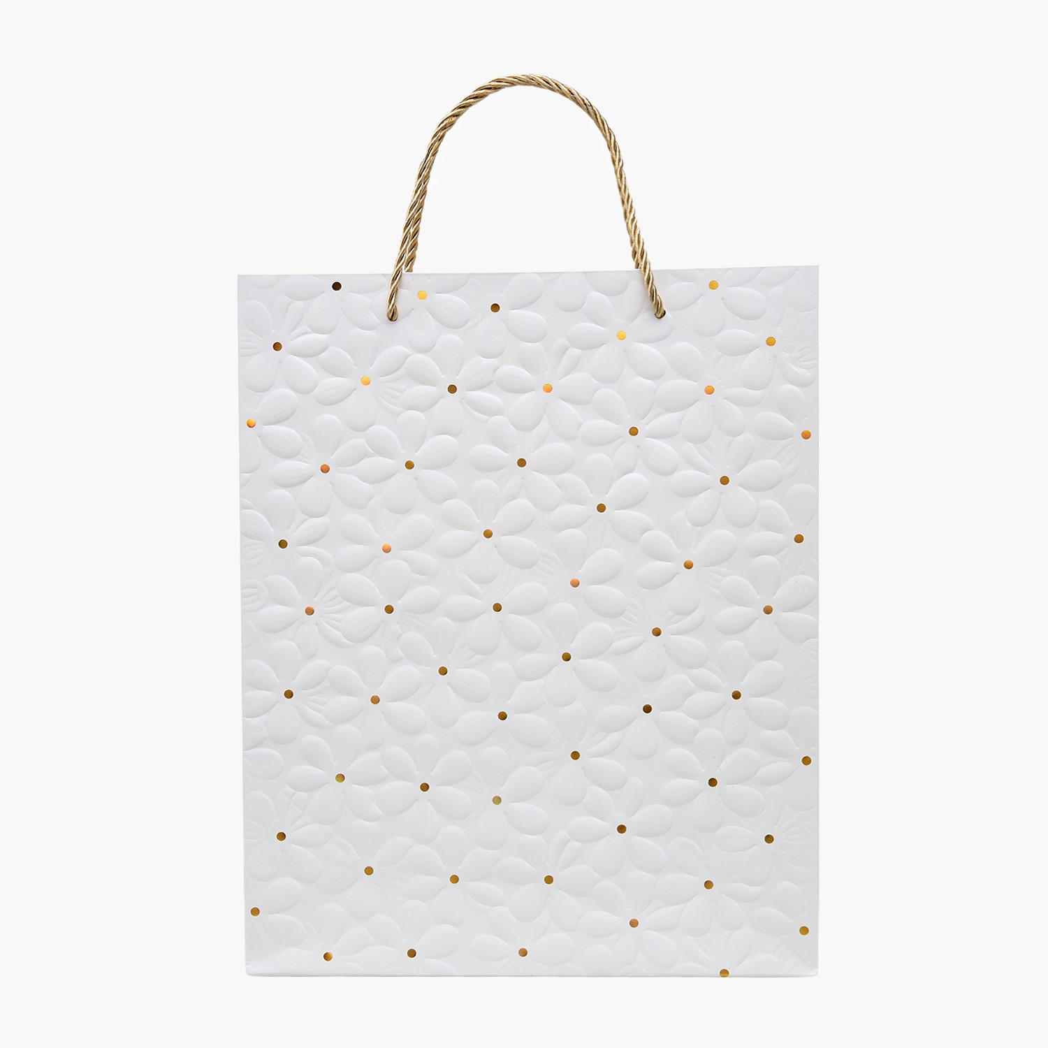 Findz Floral Embossed Paper Gift Bag - Medium-household-giftingaccessories-giftings-image-1