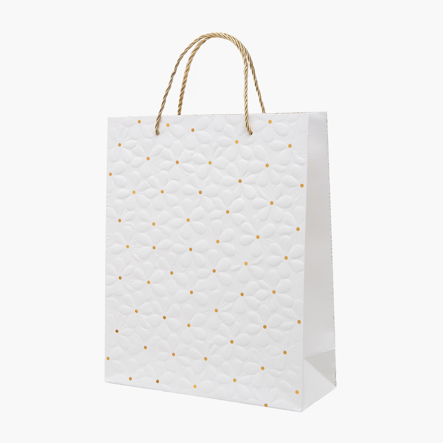 Findz Floral Embossed Paper Gift Bag - Medium-household-giftingaccessories-giftings-image-2
