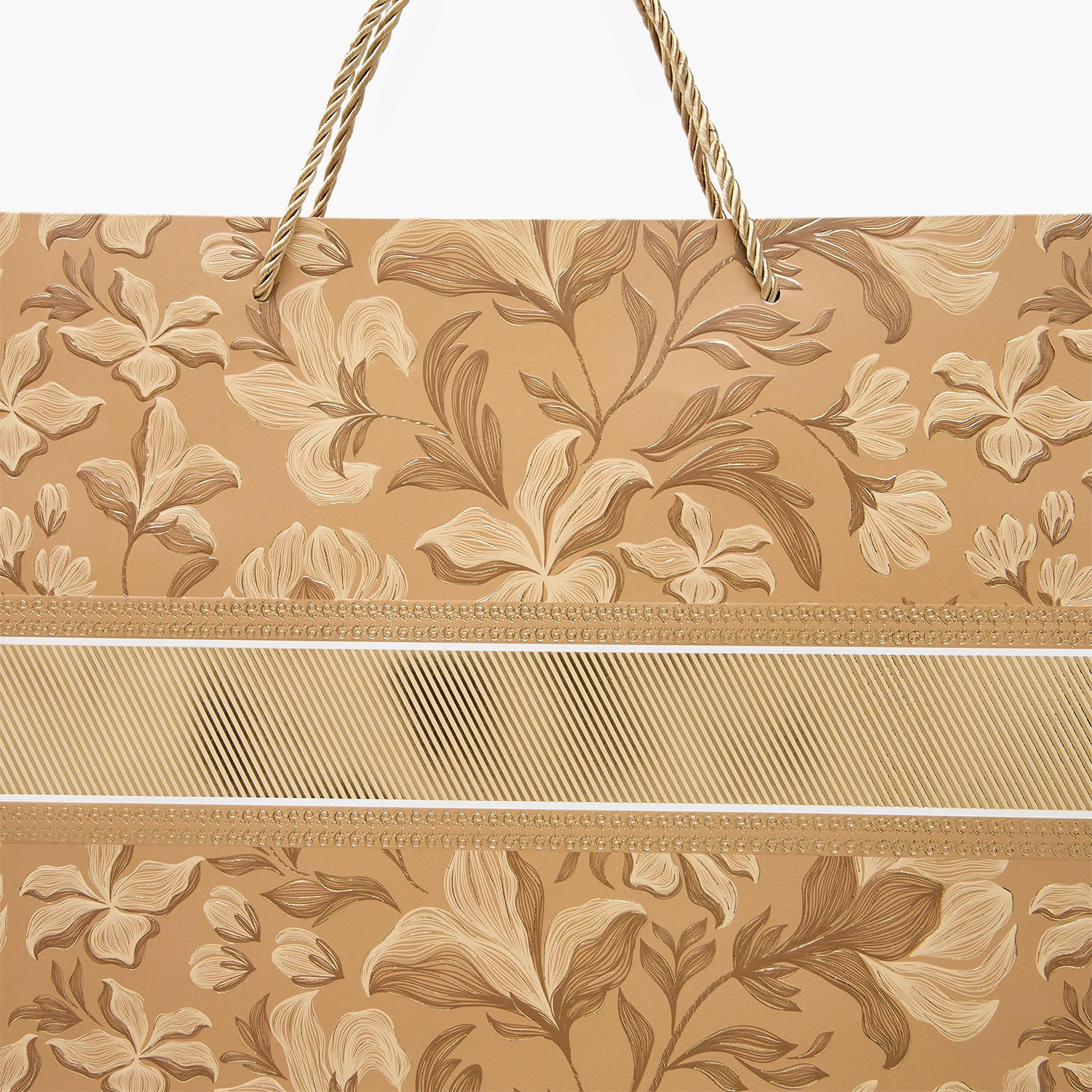 Findz Flower Print Paper Gift Bag - Medium-household-giftingaccessories-giftings-image-3