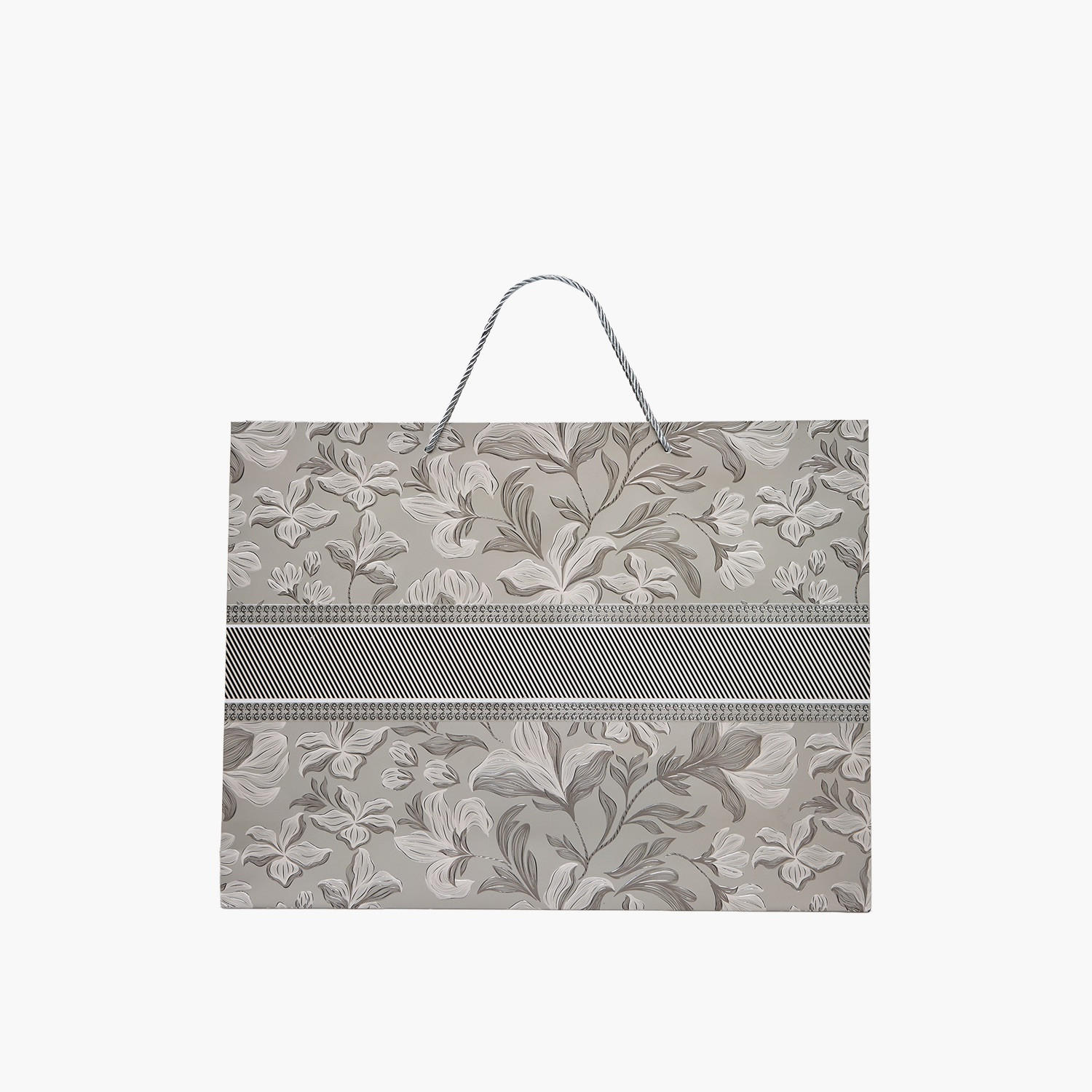 Findz Flower Print Paper Gift Bag - Large-household-giftingaccessories-giftings-image-1
