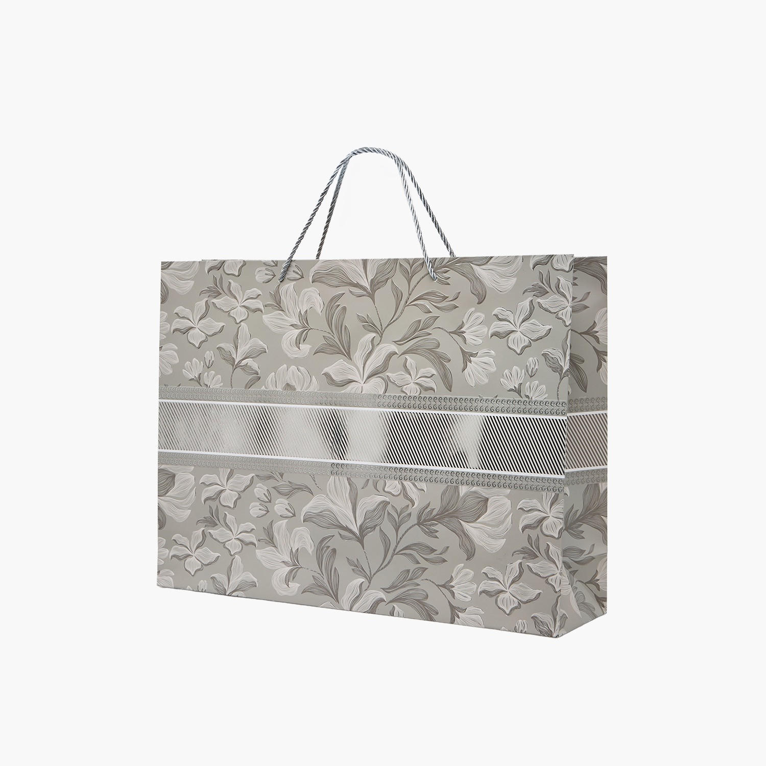 Findz Flower Print Paper Gift Bag - Large-household-giftingaccessories-giftings-image-2