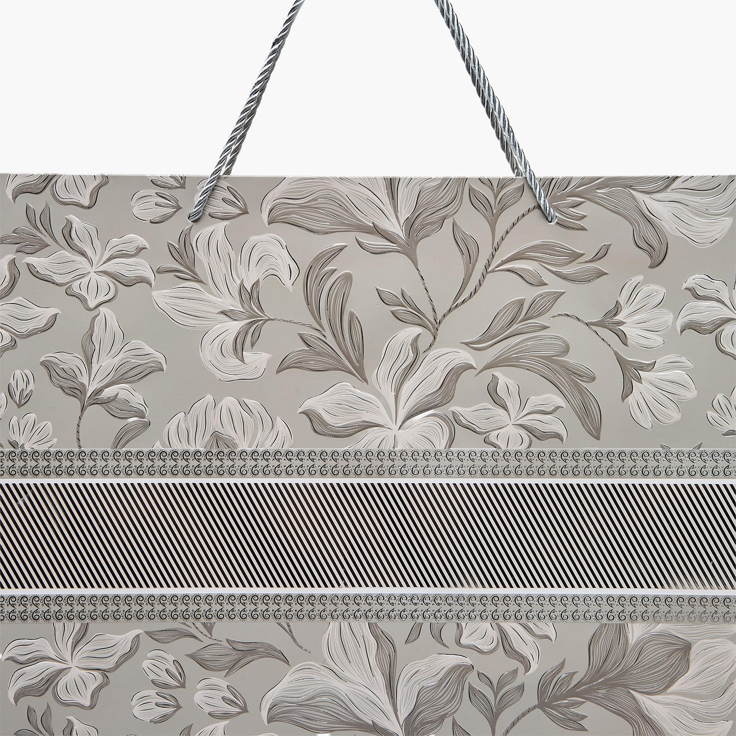 Findz Flower Print Paper Gift Bag - Large-household-giftingaccessories-giftings-image-3