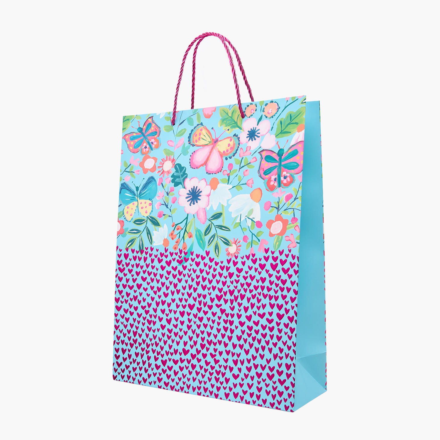 Findz Floral Print Paper Gift Bag - Large-household-giftingaccessories-giftings-image-2