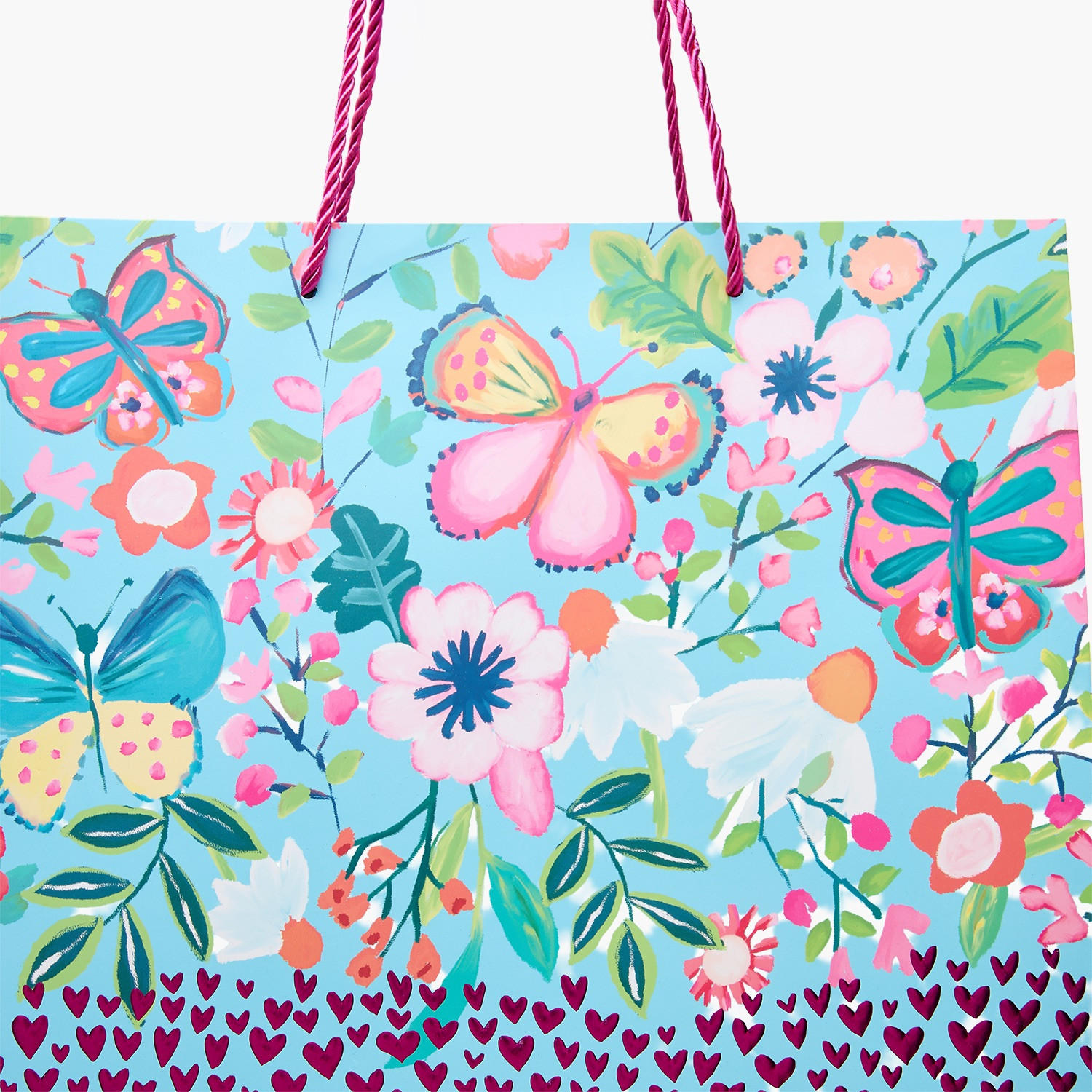 Findz Floral Print Paper Gift Bag - Large-household-giftingaccessories-giftings-image-3