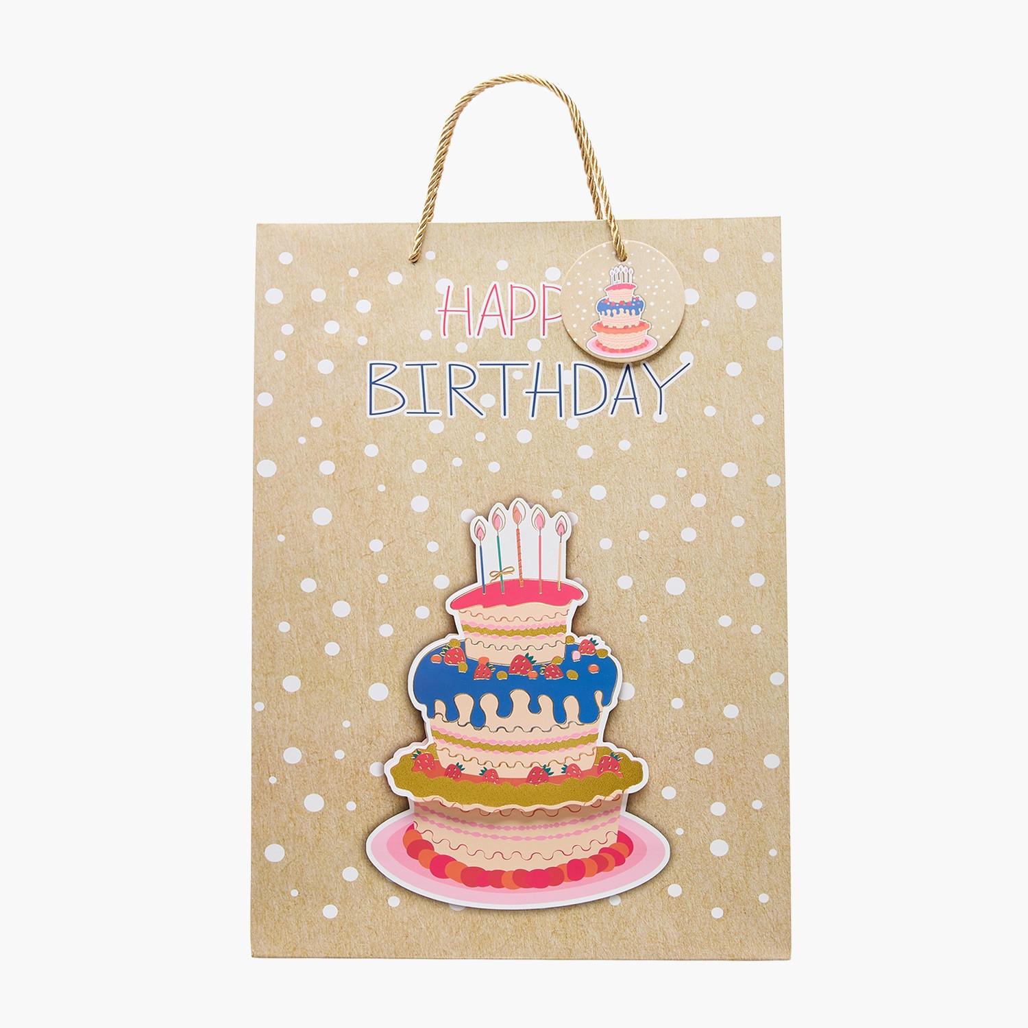 Findz Birthday Accessories Print Paper Gift Bag - Large-household-giftingaccessories-giftings-image-1