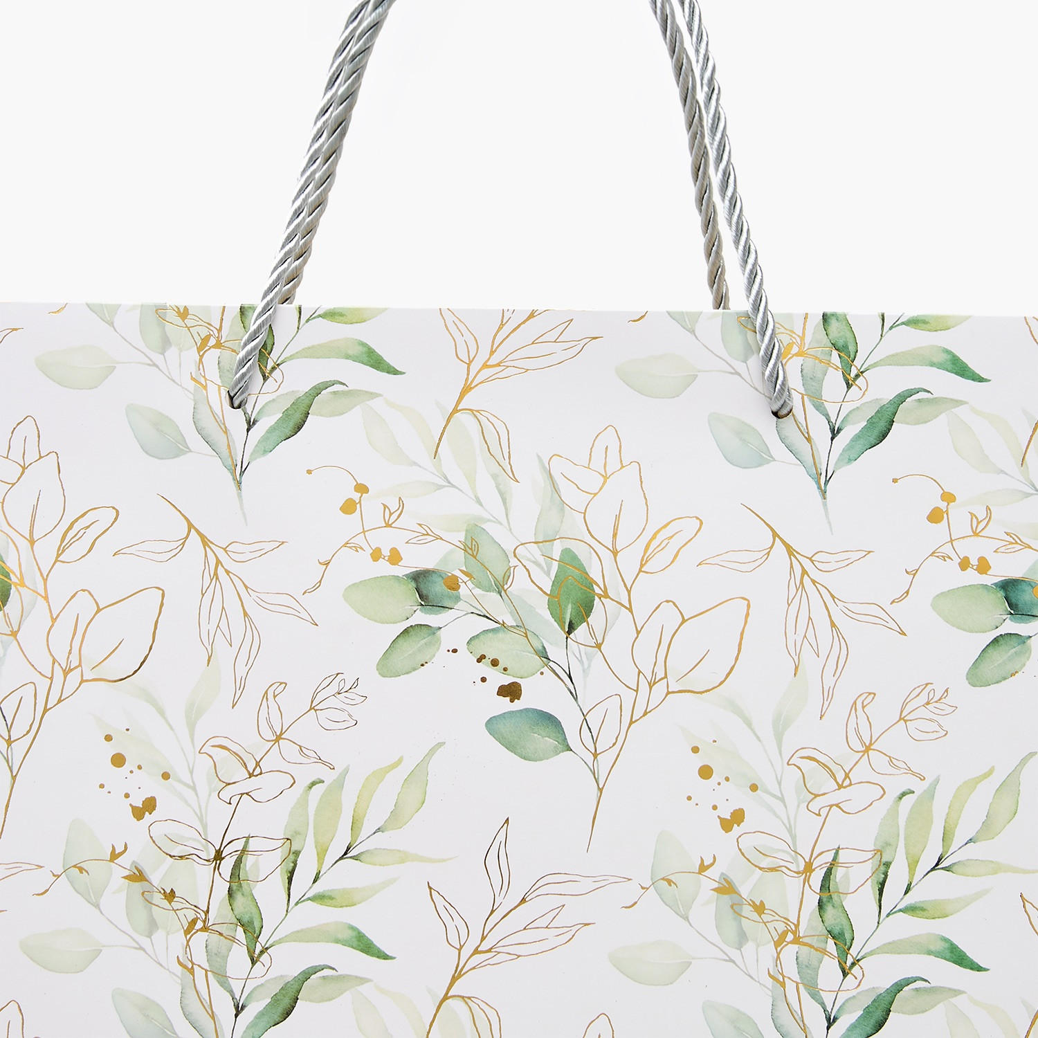 Findz Leaf Print Paper Gift Bag - Medium-household-giftingaccessories-giftings-image-3