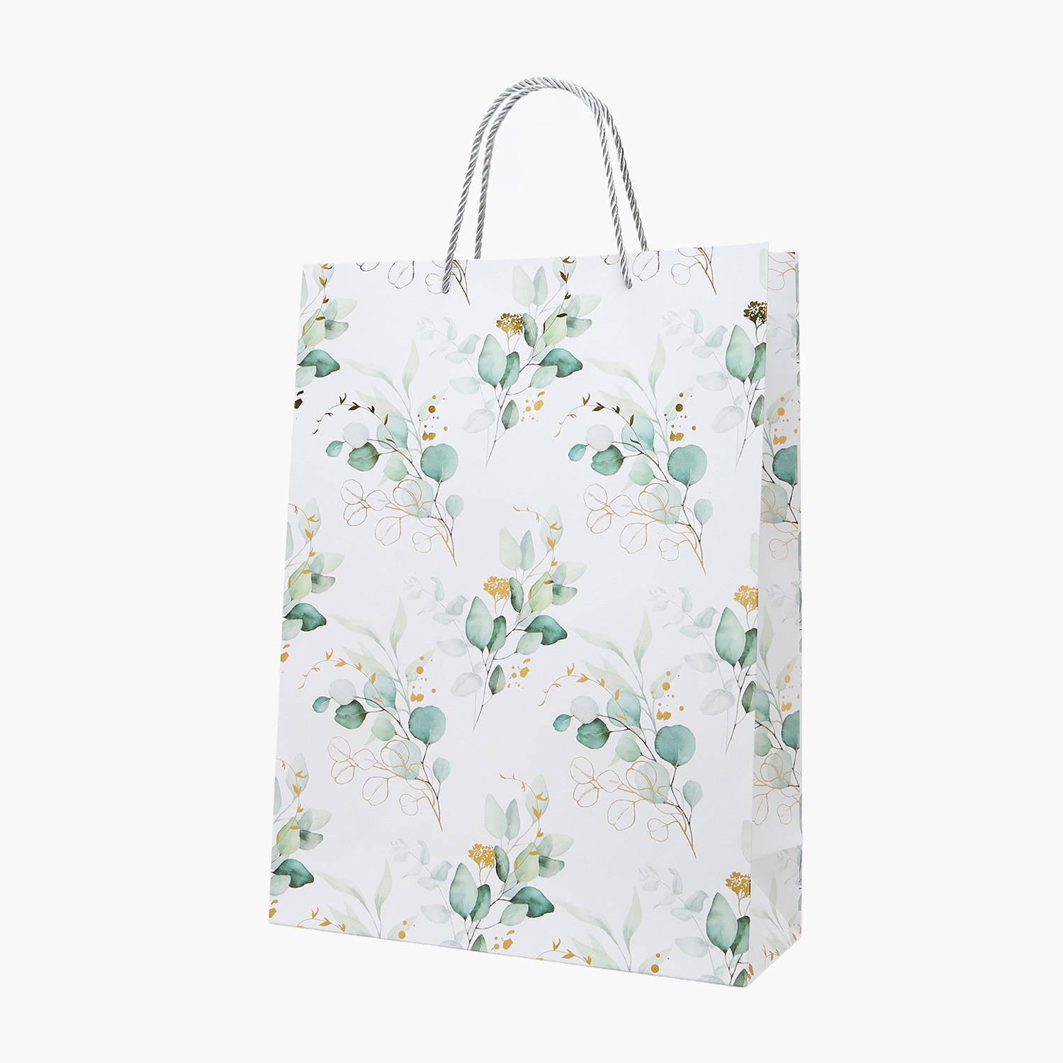 Findz Leaf Print Paper Gift Bag - Large-household-giftingaccessories-giftings-image-2