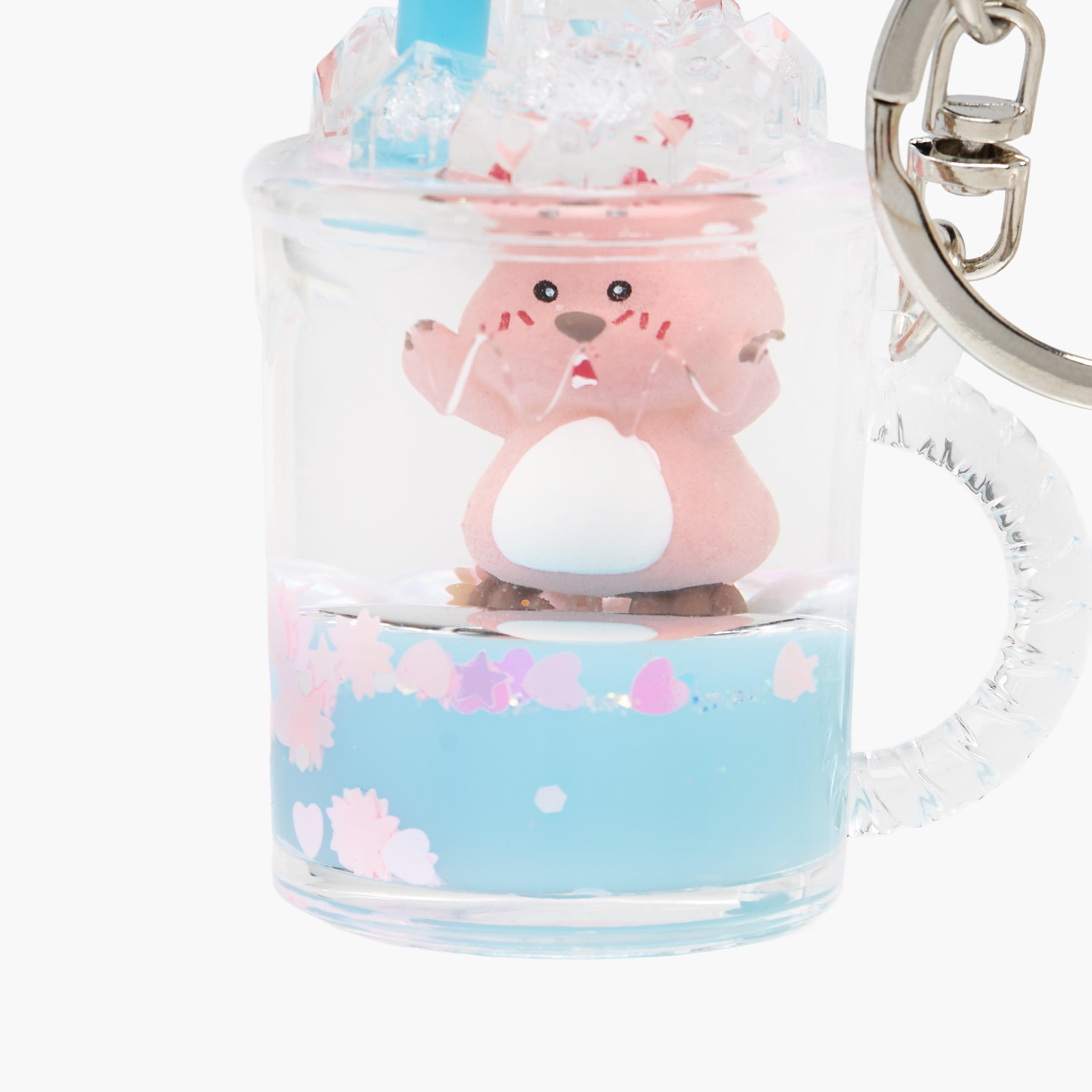 Keychain with Liquid Juice Charm-girls-accessories-keyringsandbagcharms-image-2