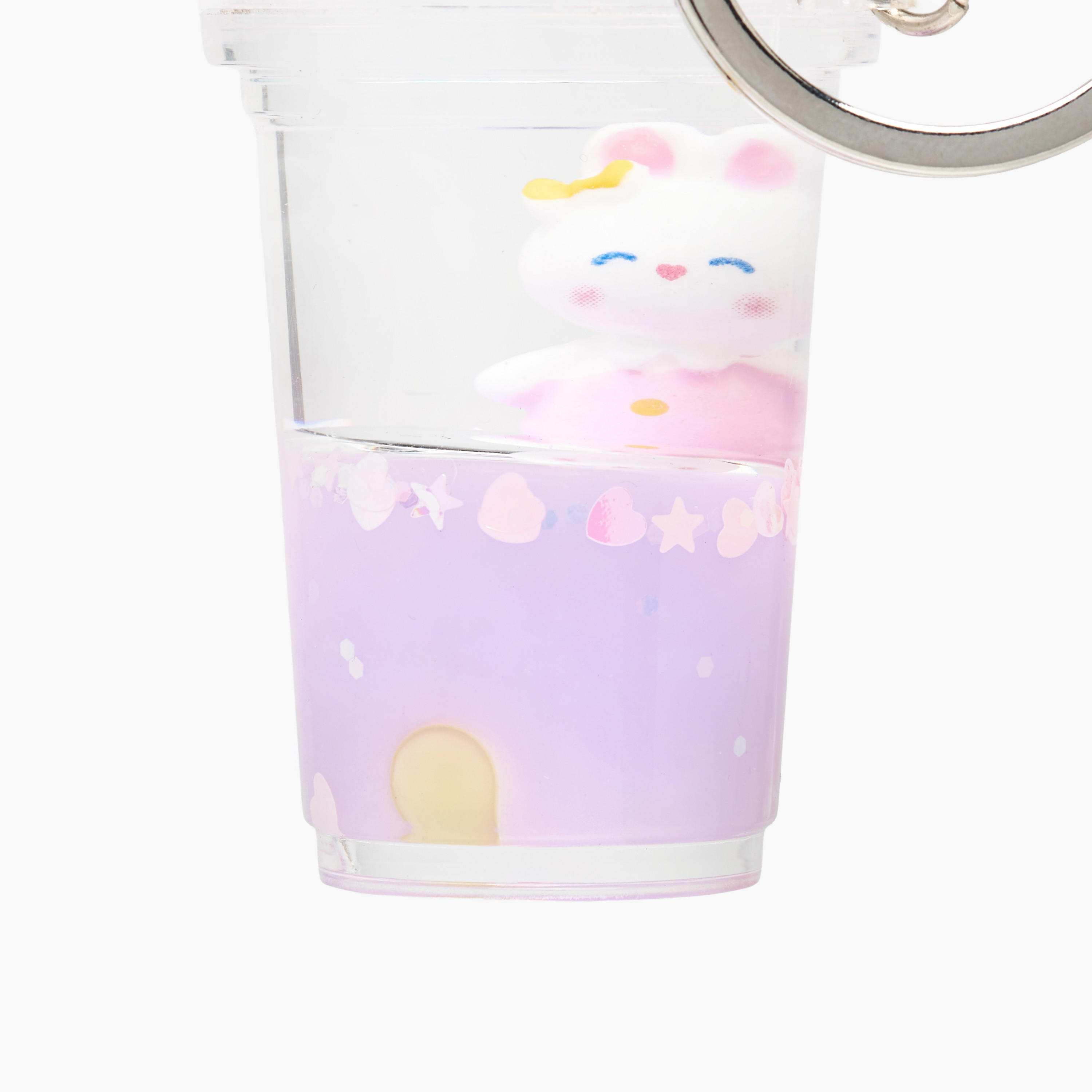 Keychain with Liquid Juice Charm-girls-accessories-keyringsandbagcharms-image-2