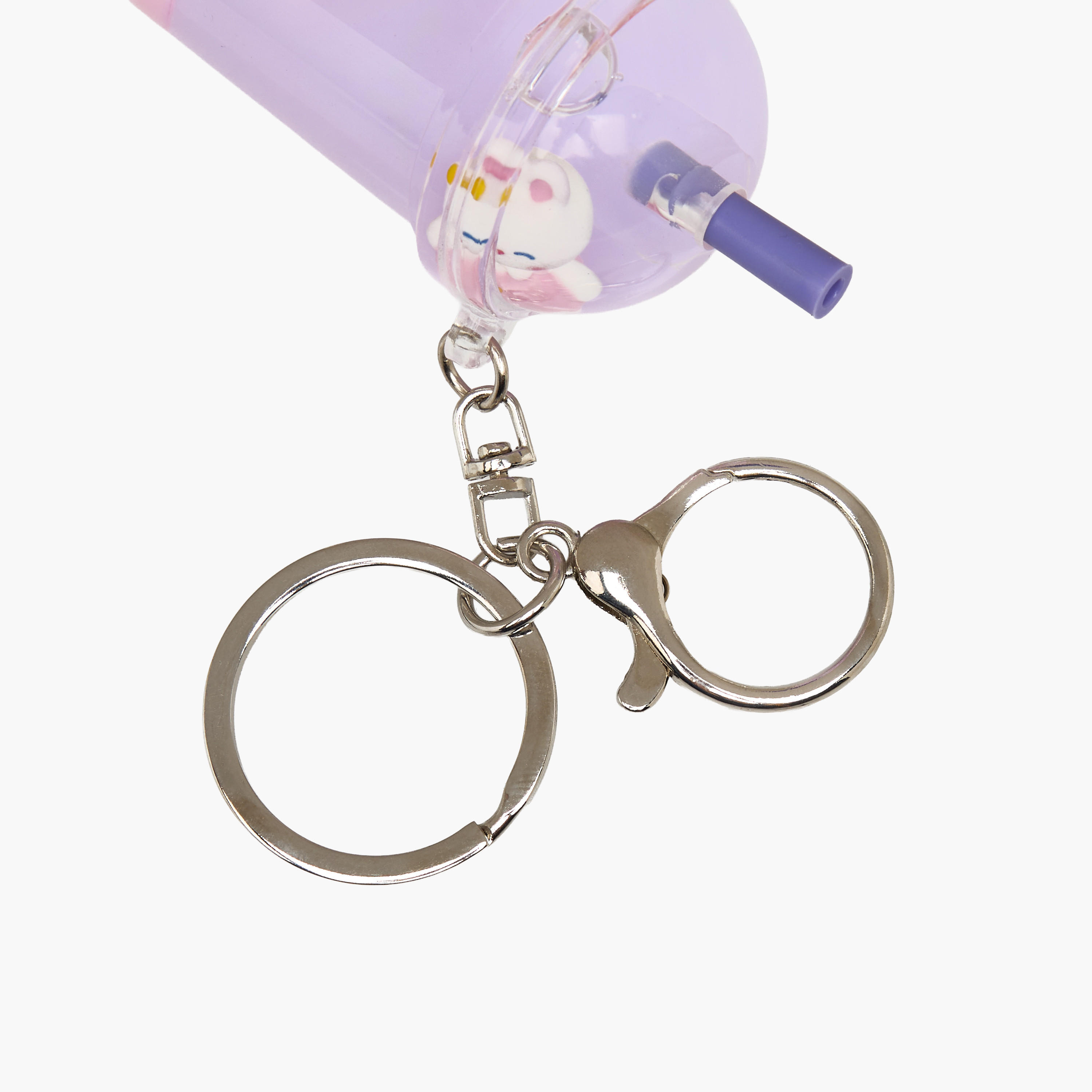 Keychain with Liquid Juice Charm-girls-accessories-keyringsandbagcharms-image-3