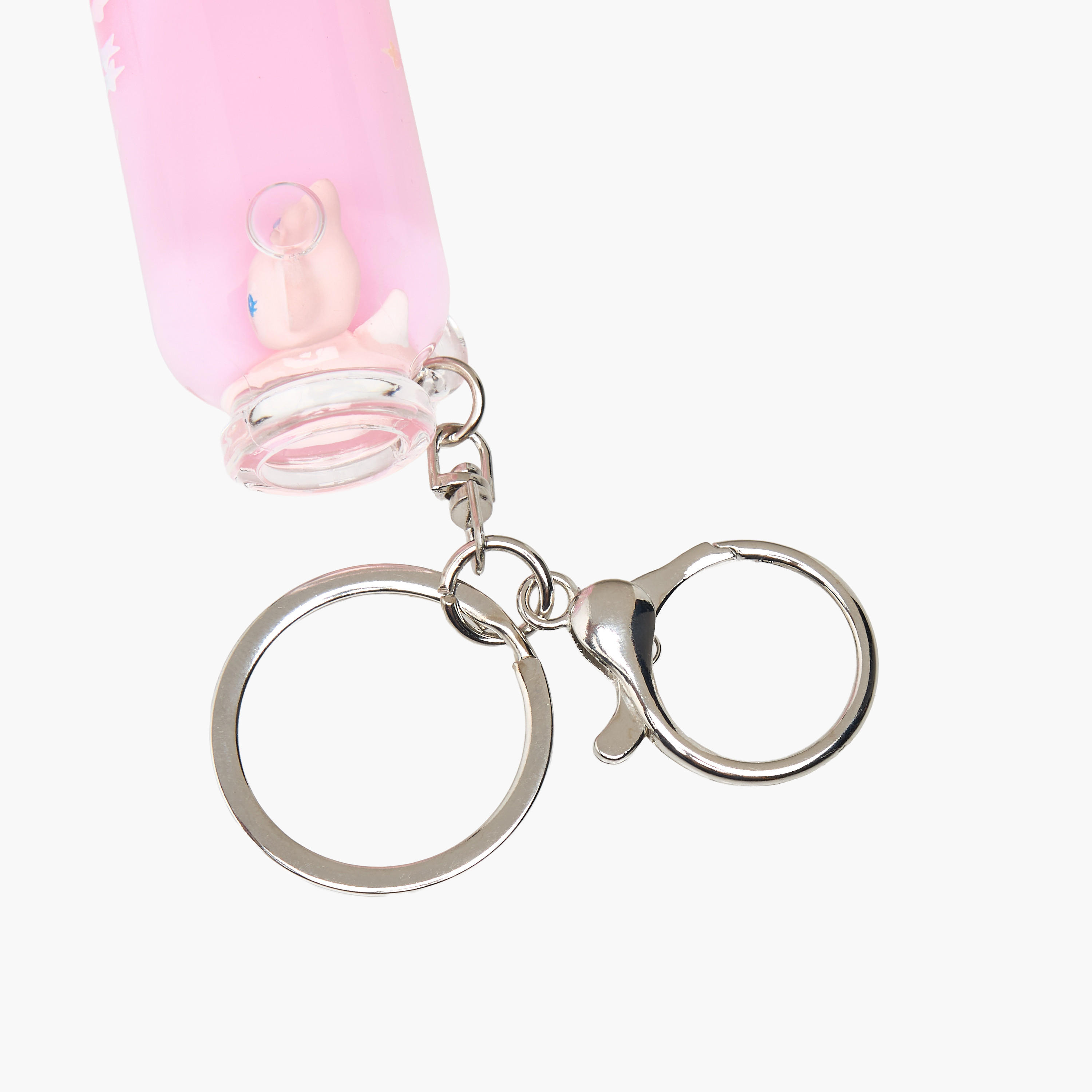 Keychain with Liquid Juice Charm-girls-accessories-keyringsandbagcharms-image-3