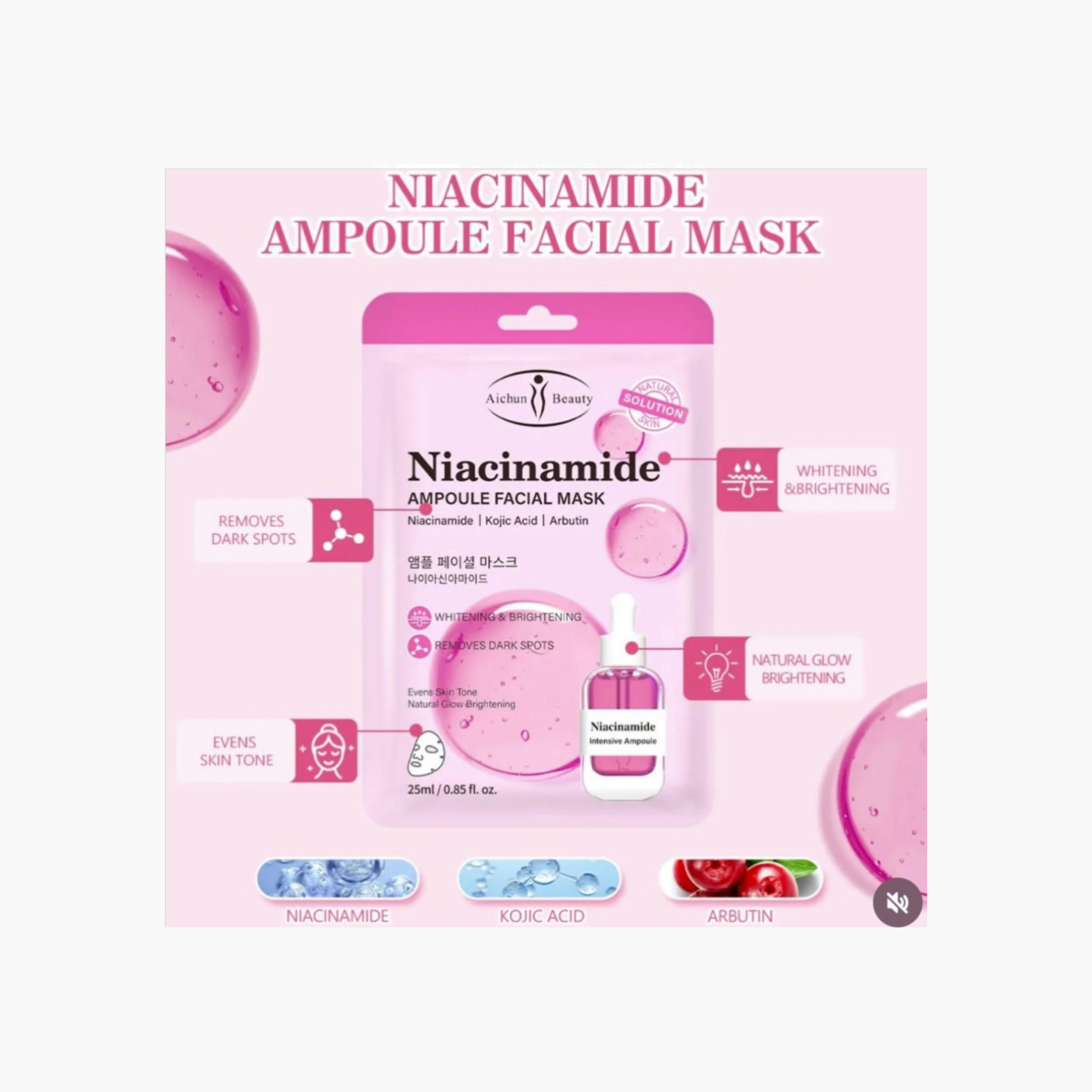 Aichun Niacinamide Ampoule Facial Mask-beautyandpersonalcare-skin-masks-masksandpeels-image-2
