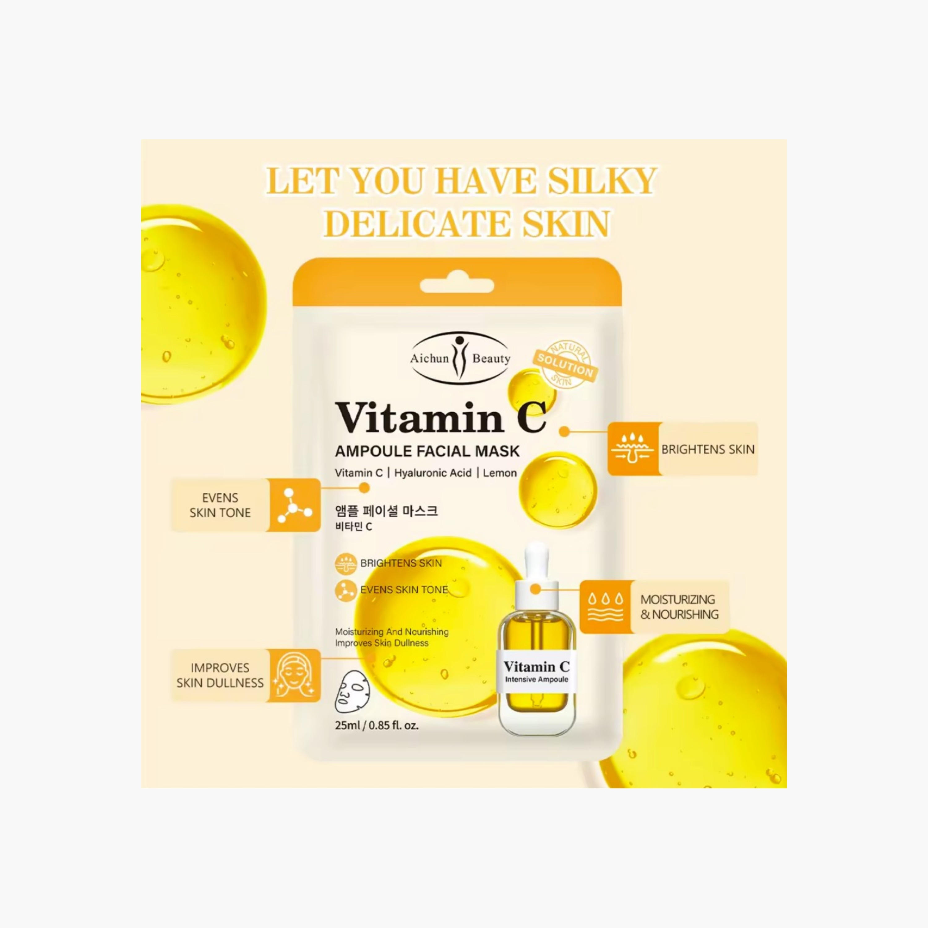 Aichun Vitamin C Ampoule Facial Mask-beautyandpersonalcare-skin-masks-masksandpeels-image-2